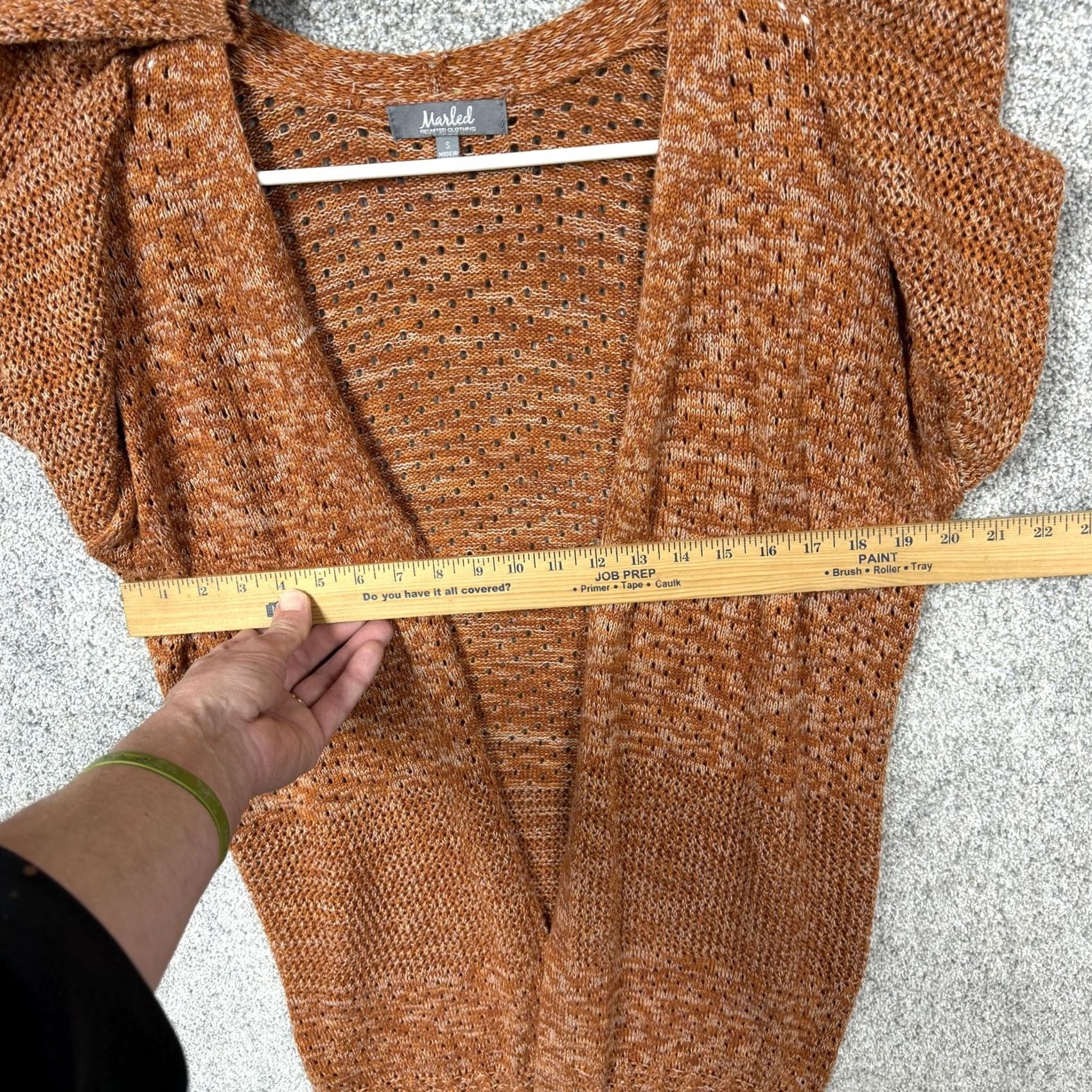 Vintage VINTAGE Marled Reunited Clothing Cardigan SweatER? Size S / US 4 / IT 40 - 3 Thumbnail