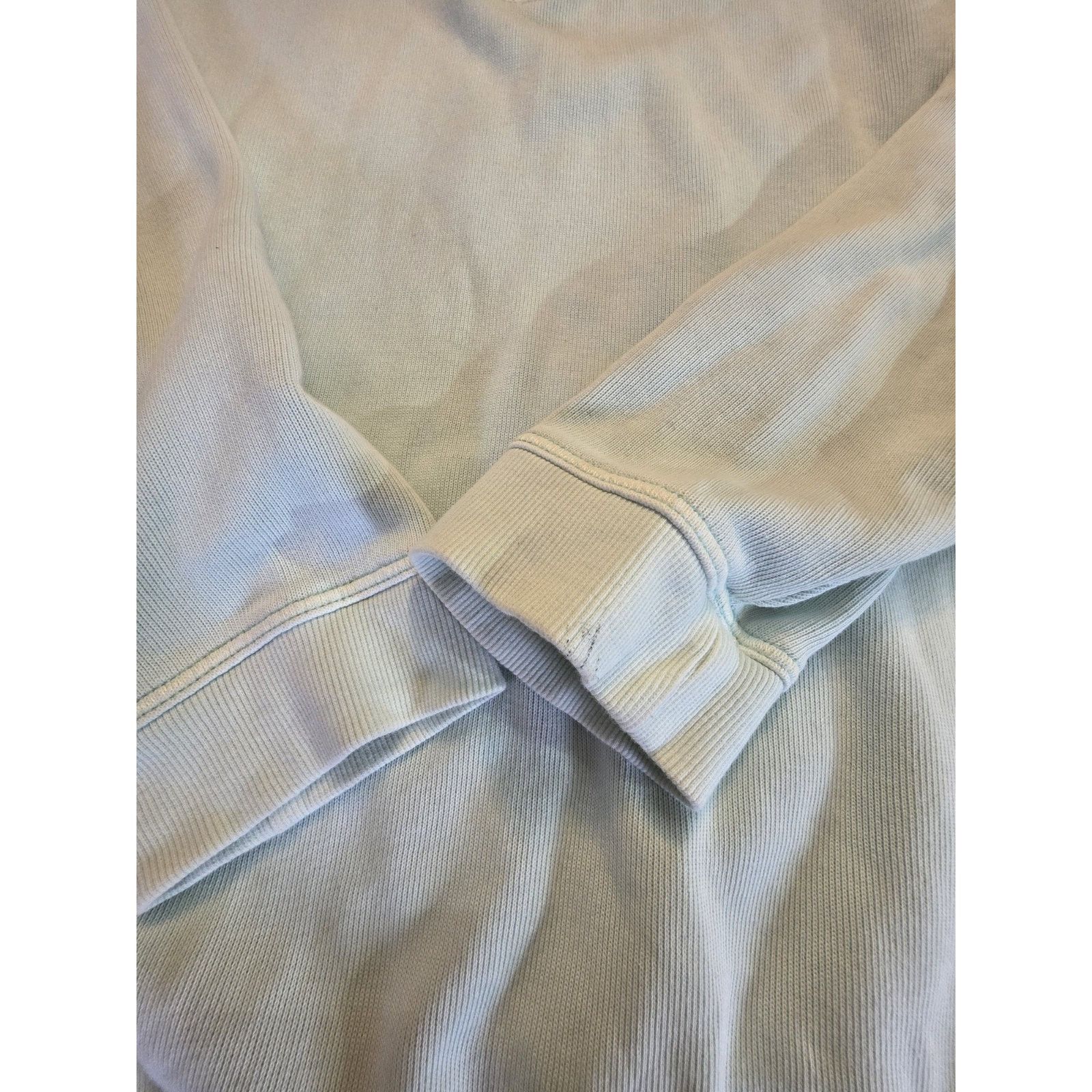 Tommy Bahama Tommy Bahama Quarter Zip Long Sleeve Pale Green Pullover Size US XXL / EU 58 / 5 - 2 Thumbnail