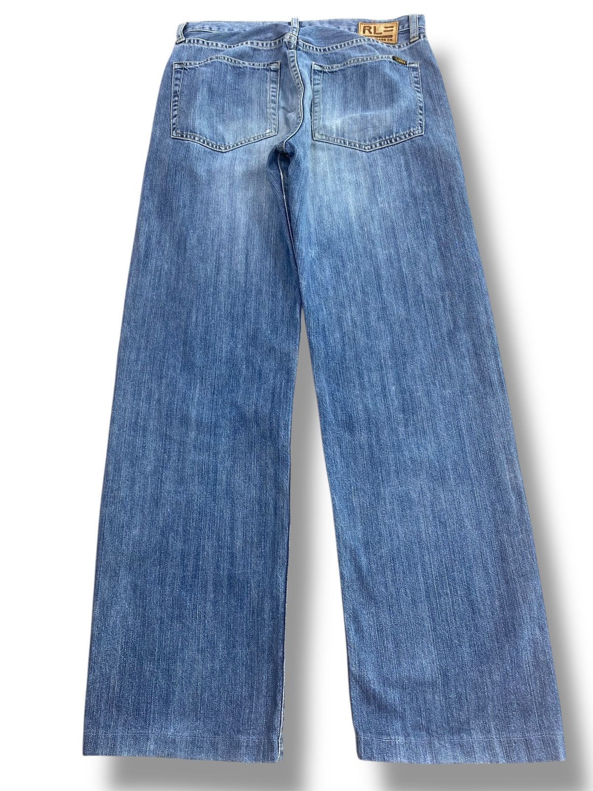 Polo Ralph Lauren Polo Ralph Lauren Acid Blue Wash Style Loose Jeans Size US 31 - 3 Thumbnail