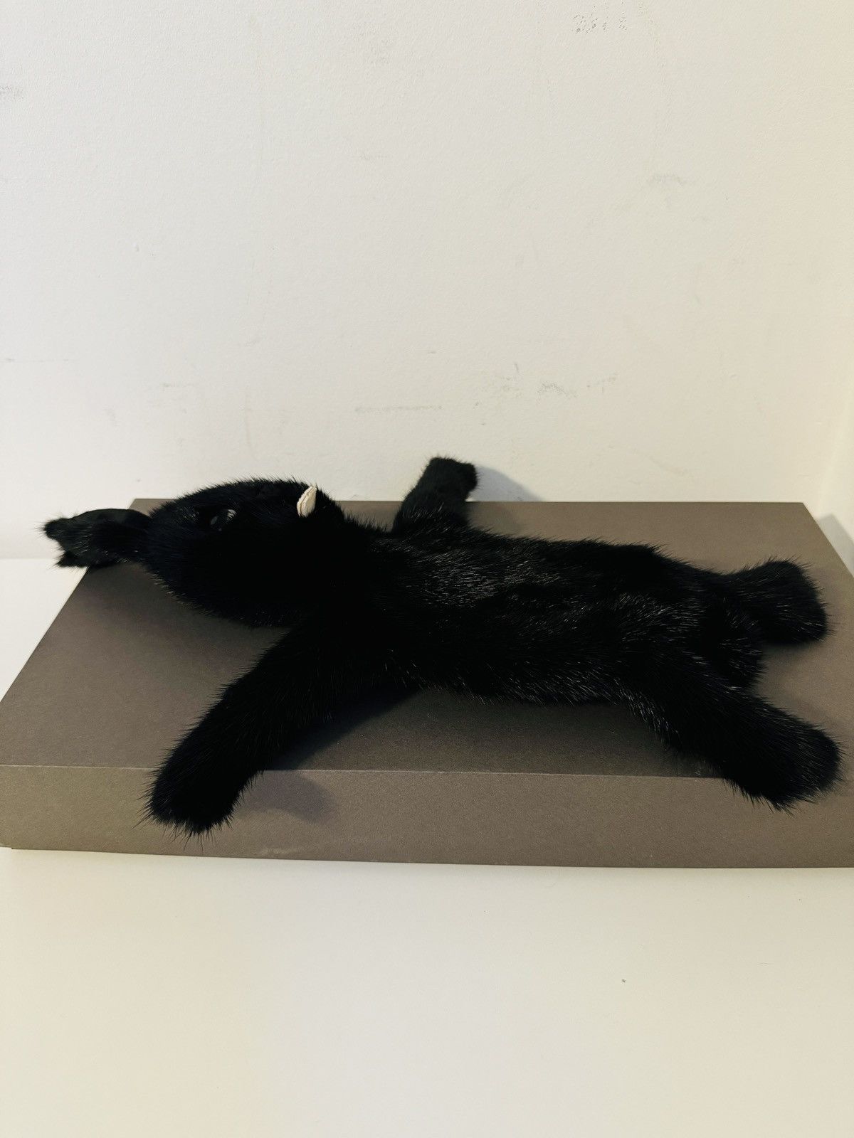 Rick Owens MINK | FAT BUNNY | BLACK Size ONE SIZE - 6 Thumbnail