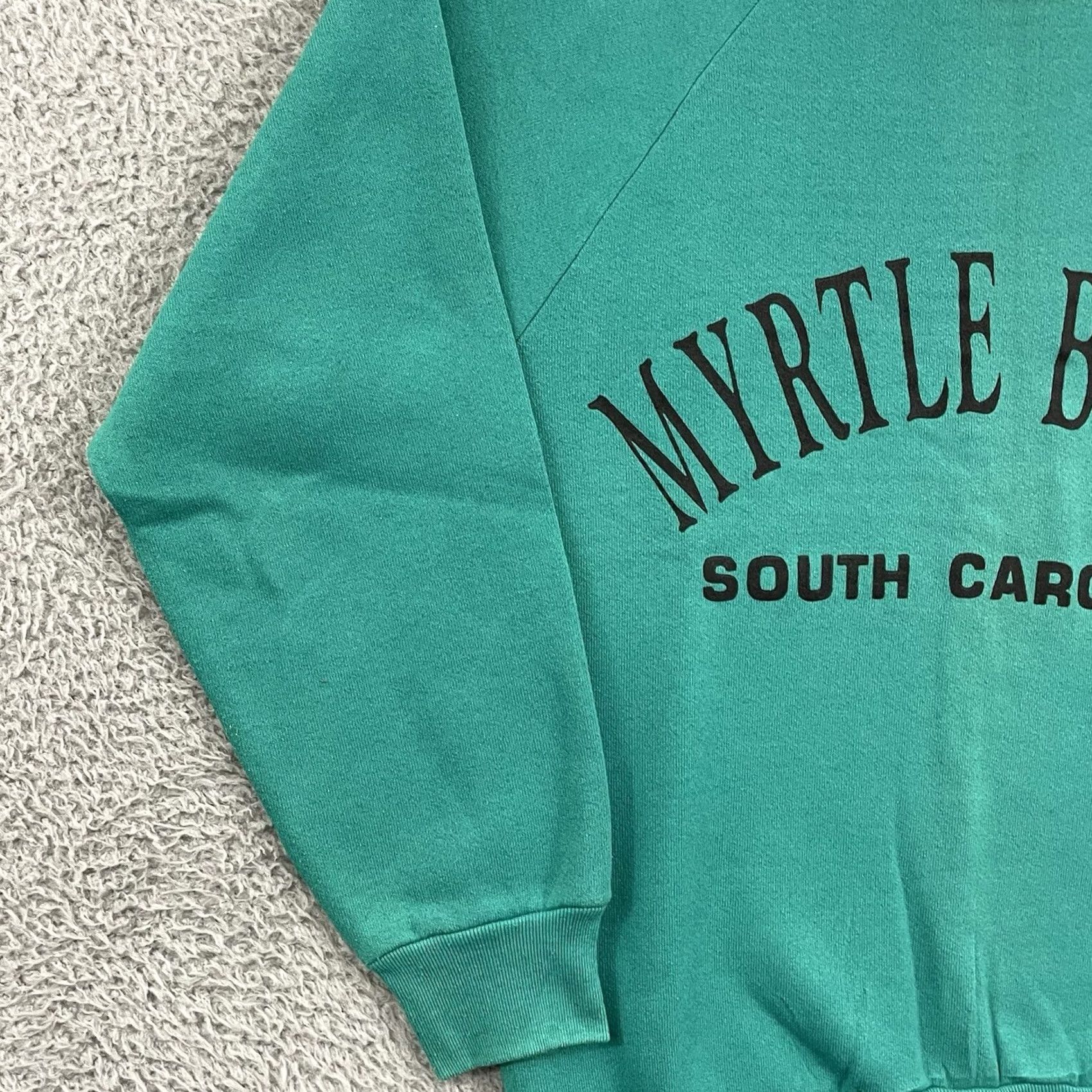 Fruit Of The Loom VINTAGE Myrtle Beach Sweatshirt Adult Medium 80s Travel Nature Outdoor Pullover Nike? Size US M / EU 48-50 / 2 - 6 Thumbnail