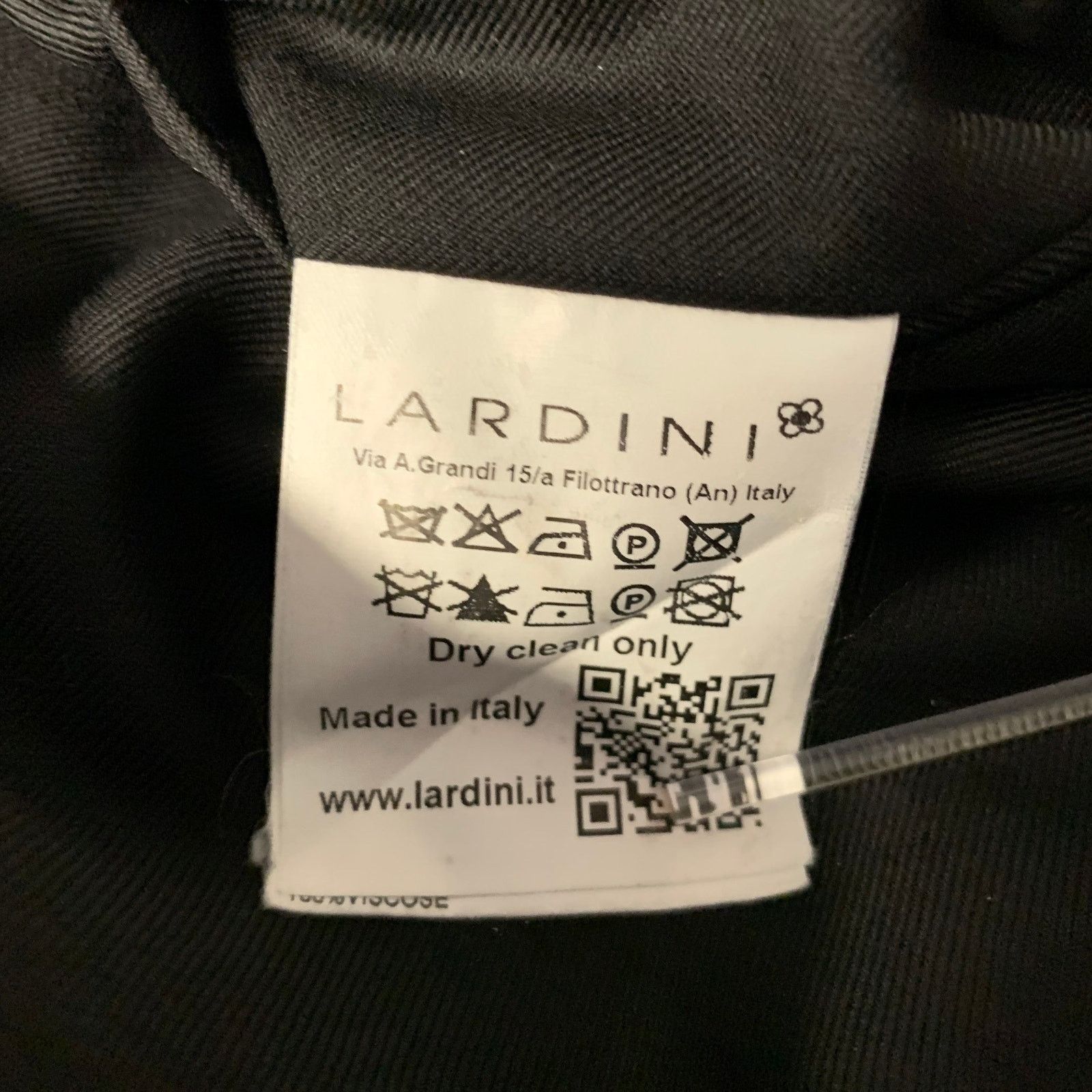 Lardini LARDINI Size 32 Black Wool Tuxedo Dress Pants Size US 32 / EU 48 - 5 Thumbnail