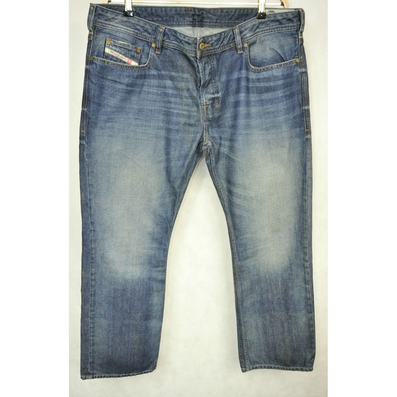 Diesel DIESEL ZATINY Regular-Bootcut Jeans 38W/L30 Men Blue 5-Pocket Denim Cotton Vintage No N/A Size US 38 / EU 54 - 2 Thumbnail