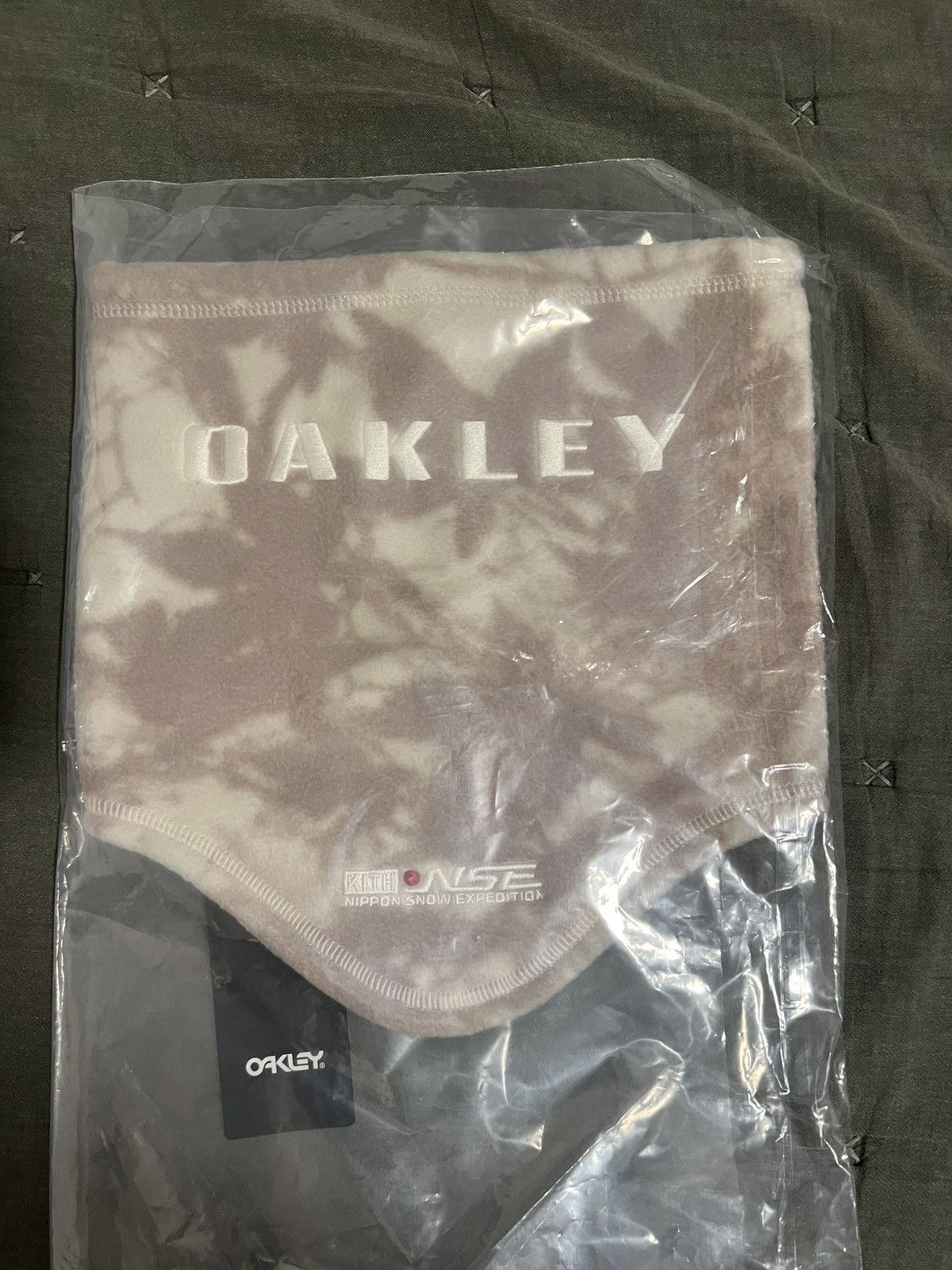 Kith × Oakley Kith Oakley Fleece Gaiter Sandrift Size ONE SIZE - 1 Thumbnail