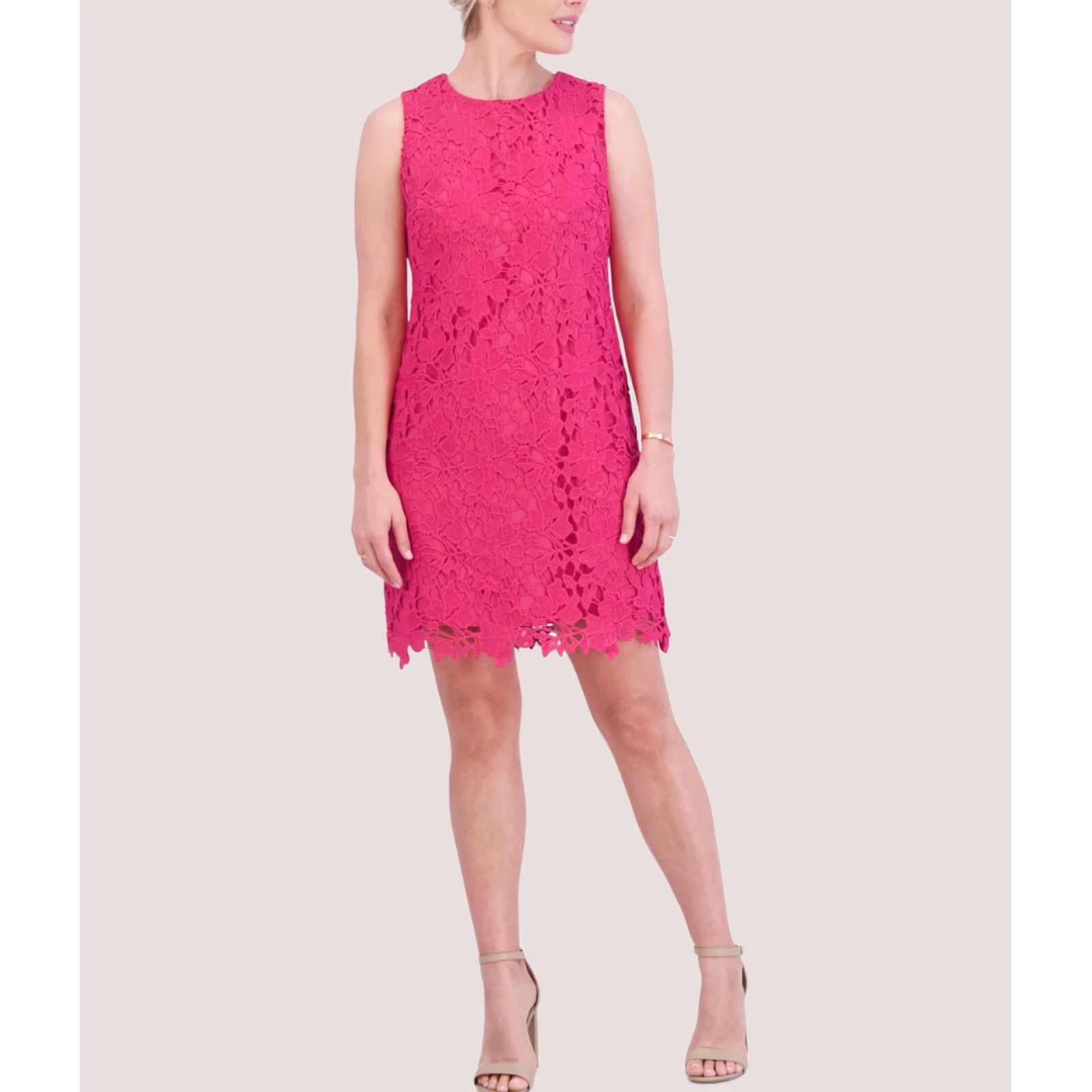 jessica howard pink lace dress Jessica Howard Pink Lace Dress