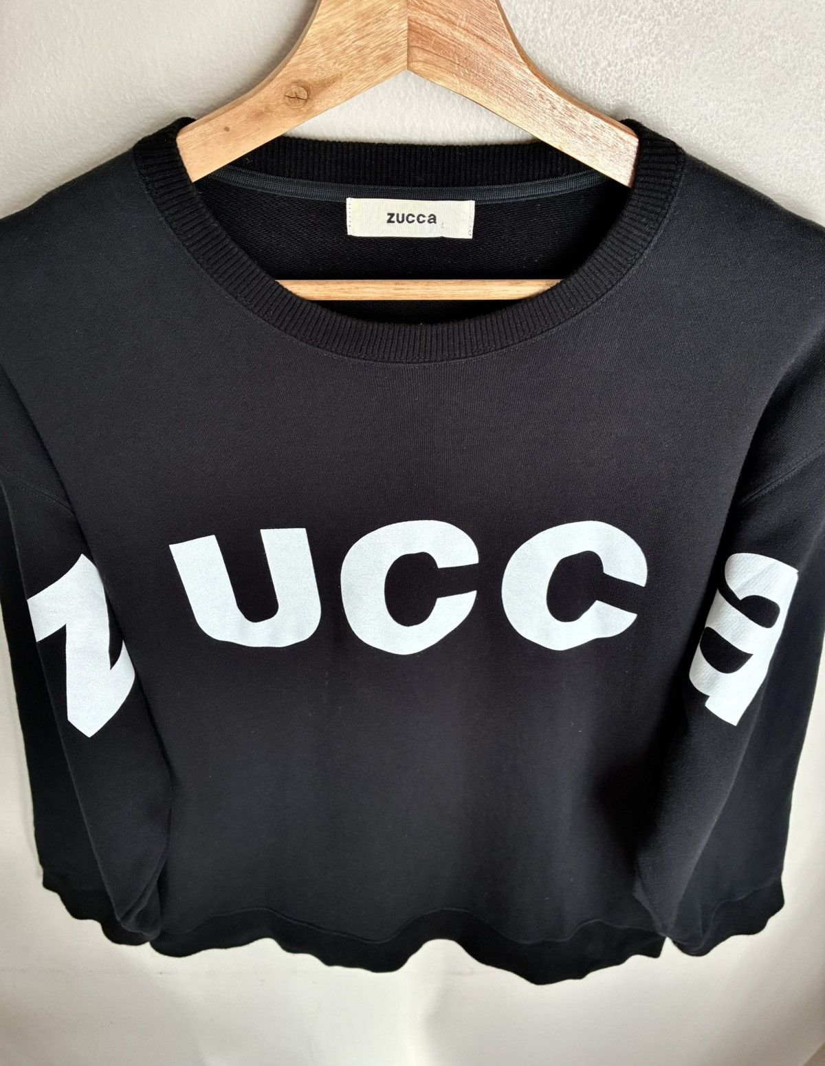 CABANE de ZUCCa ZUCCA XL Logo Crewneck Sweatshirt Size US XL / EU 56 / 4 - 18 Thumbnail
