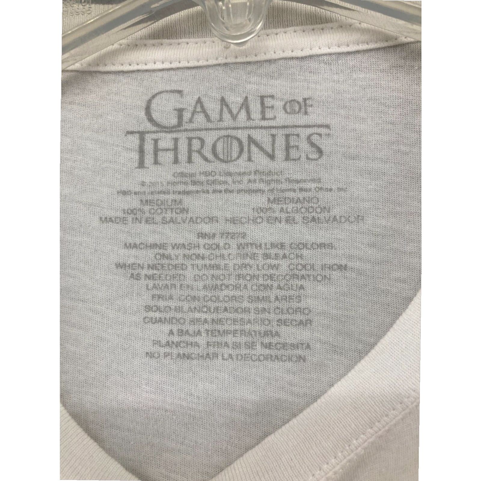 Vintage Game of Thrones Khaleesi Dragons Womens T Shirt Medium White Size M / US 6-8 / IT 42-44 - 5 Thumbnail