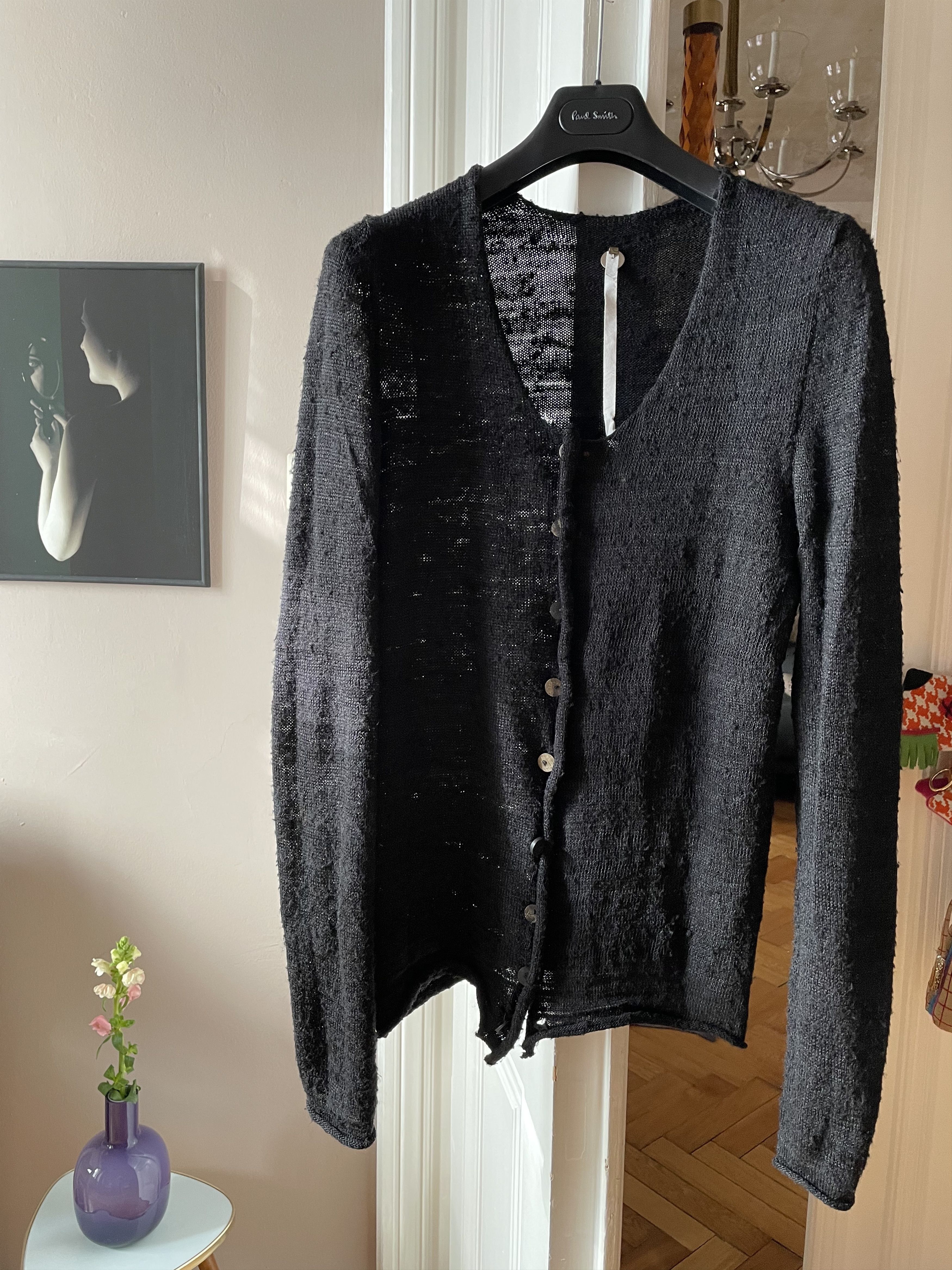 Label Under Construction LABEL UNDER CONSTRUCTION HANDSPUN SILK CARDIGAN SIZE-M Size US M / EU 48-50 / 2 - 3 Thumbnail
