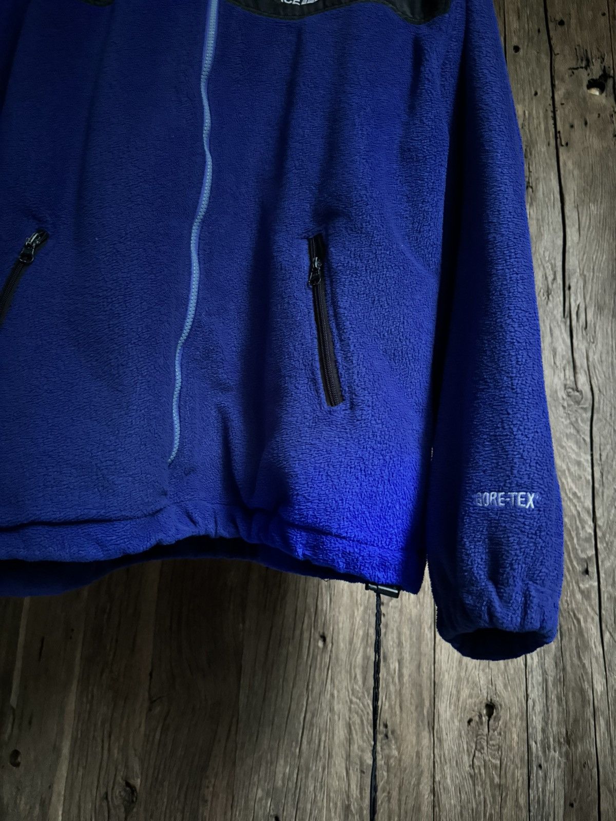 The North Face × Vintage Vintage 90s The North Face Fleece Zip Up Jacket Size US L / EU 52-54 / 3 - 4 Thumbnail