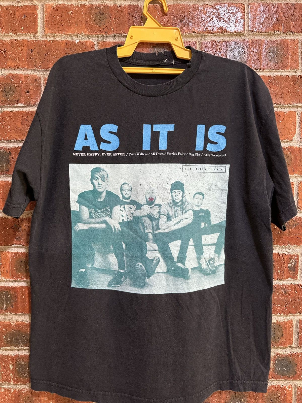 Band Tees Band As It Is “Never Happy , Ever After” Size US XL / EU 56 / 4 - 1 Thumbnail