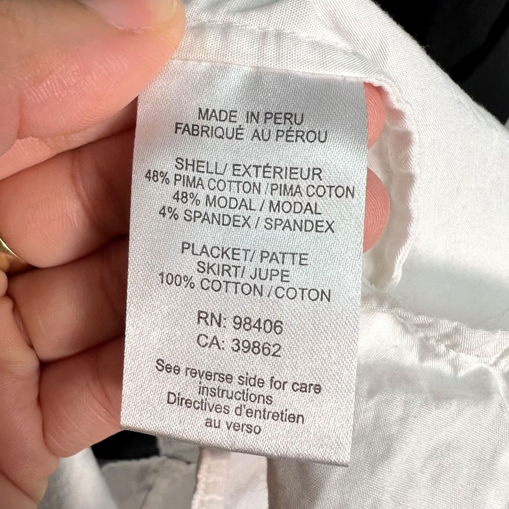 Theory Theory Womens Size Small Black & White Short Sleeve Tunic Dress Shirt Dress Womens Small Black Knit Modal Pima Cotton Casual 90s (if applicable) Mens? Size 28" / US 6 / IT 42 - 4 Thumbnail