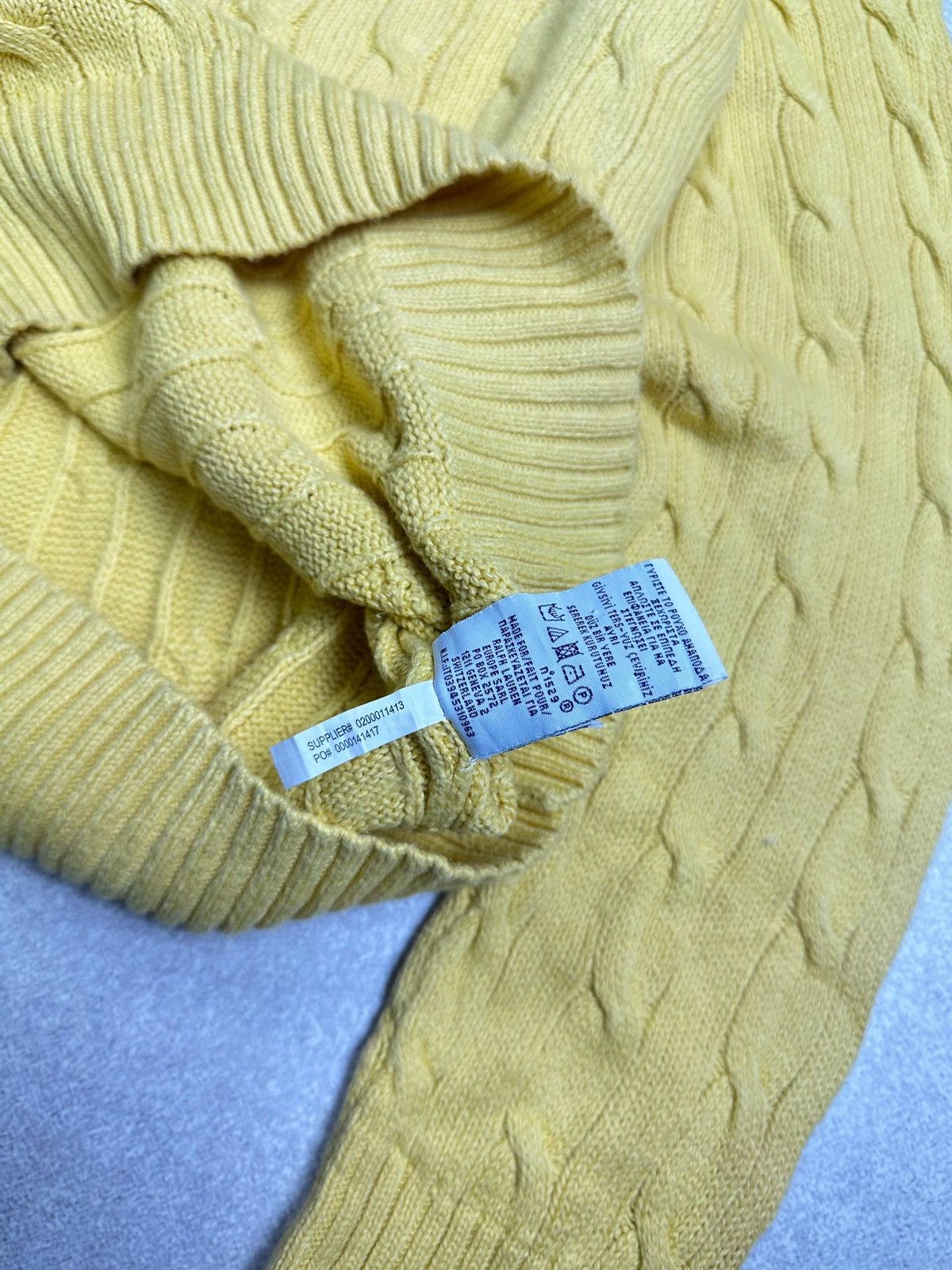 Polo Ralph Lauren Vintage Polo Ralph Lauren Cable Knit Mens Sweater Rare M Size US M / EU 48-50 / 2 - 8 Thumbnail