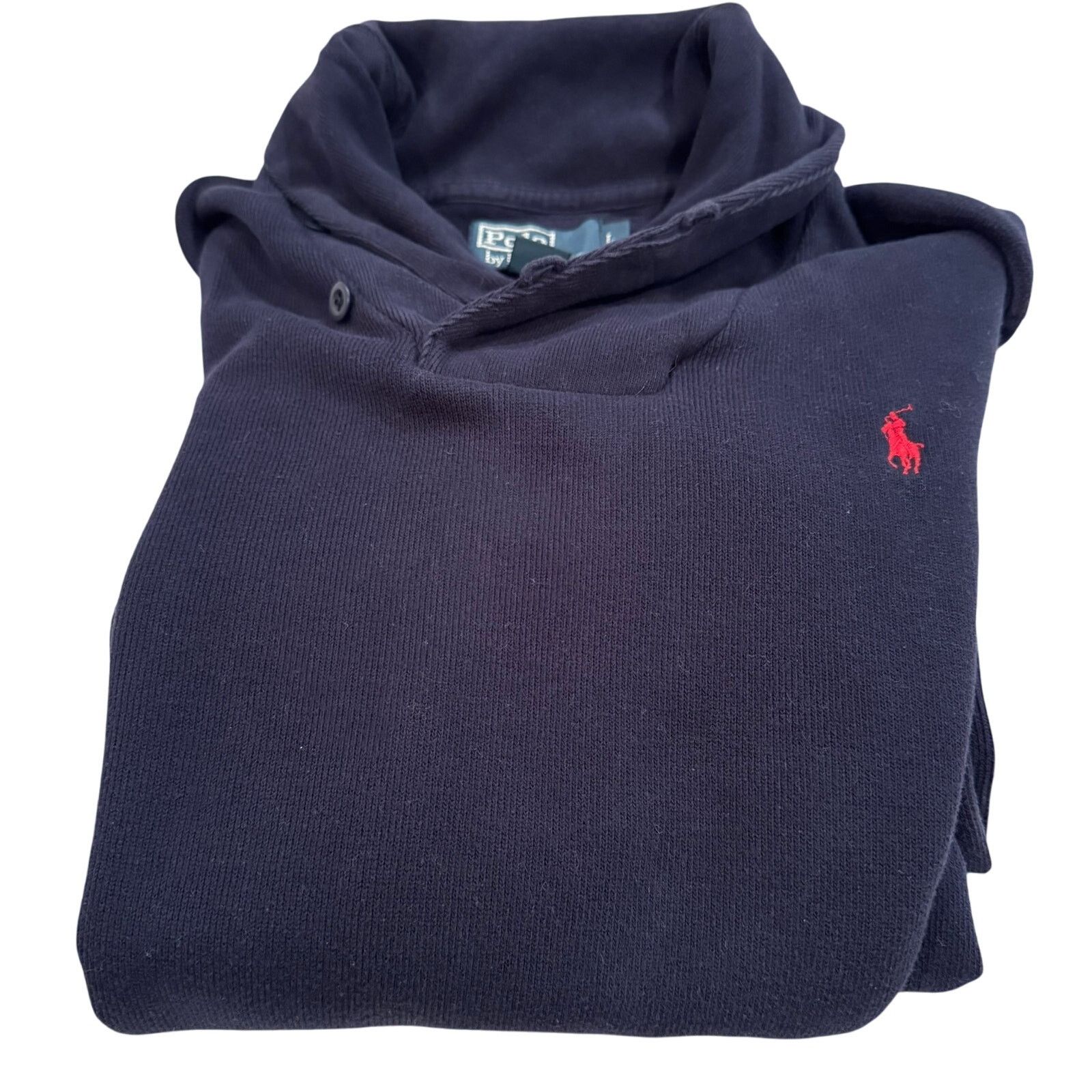 Polo Ralph Lauren Vintage Polo Ralph Lauren Blue Turtleneck - Size Large Size US L / EU 52-54 / 3 - 1 Thumbnail