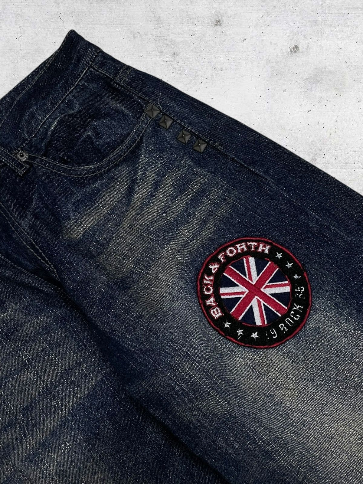 Hysteric Glamour VINTAGE BACK FORTH CRAFTED OG JAPAN DESIGNER ROCKNROLL DENIM Size US 31 - 8 Thumbnail
