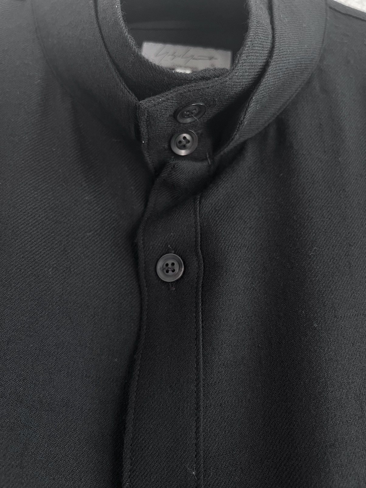 Yohji Yamamoto Yohji Yamamoto Pour Homme WOOL VIYELLA DOUBLE STAND BLOUSE Size US M / EU 48-50 / 2 - 5 Thumbnail