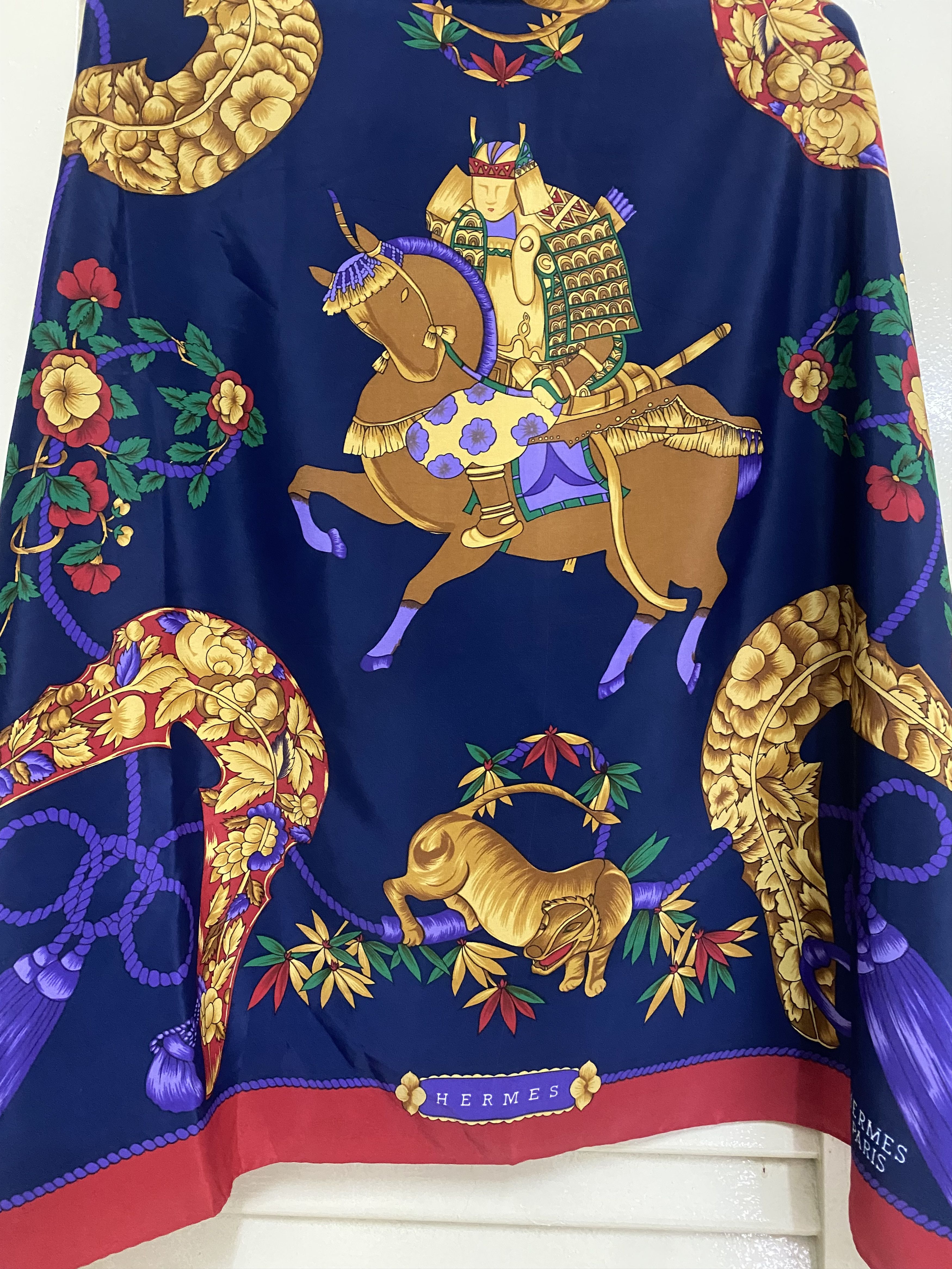 Hermes Vintage Hermes Silk Scarf Size ONE SIZE - 2 Thumbnail
