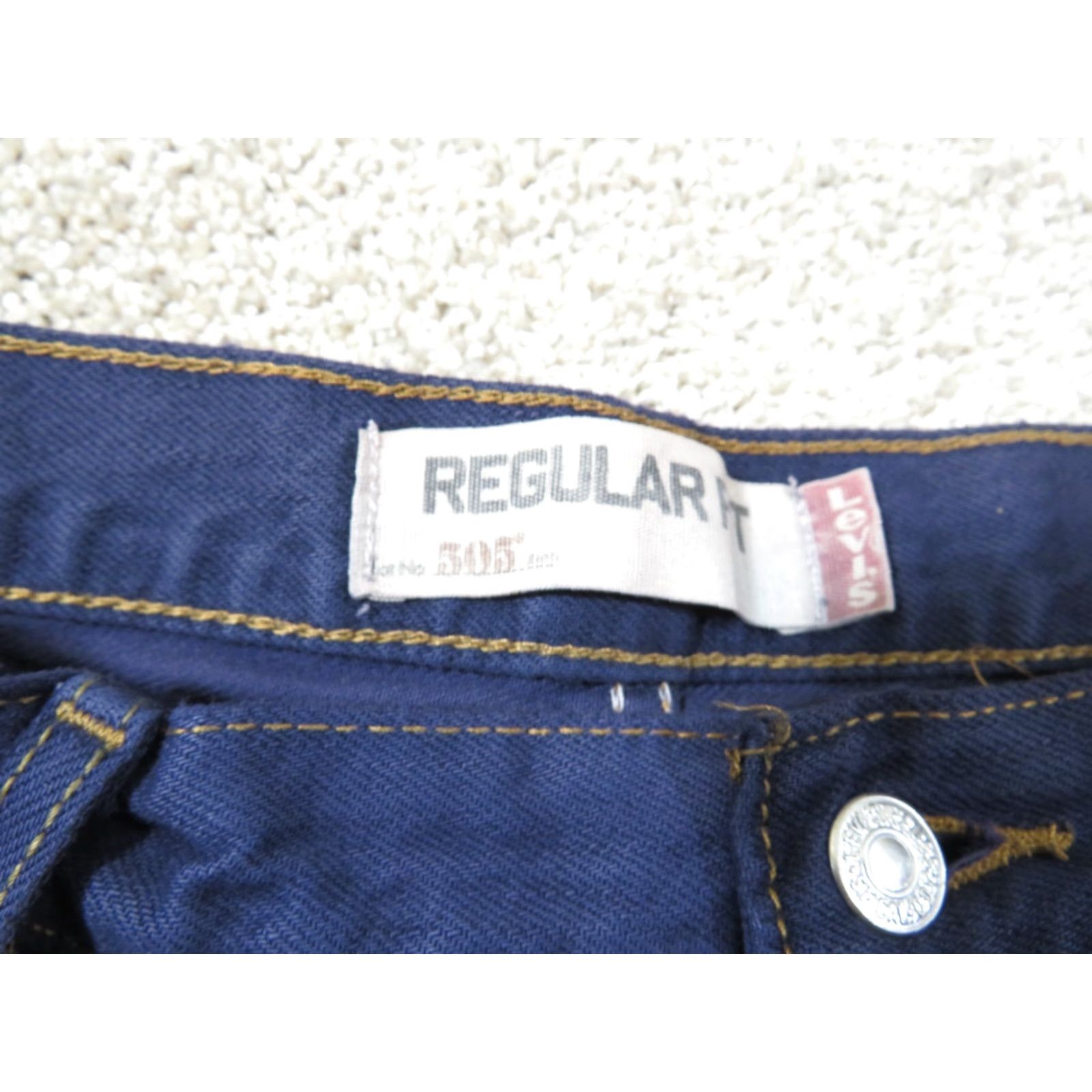 Levi's VINTAGE Levi's 550 Jeans Denim Purple 37x30 Straight Relaxed Men Size US 37 - 5 Thumbnail