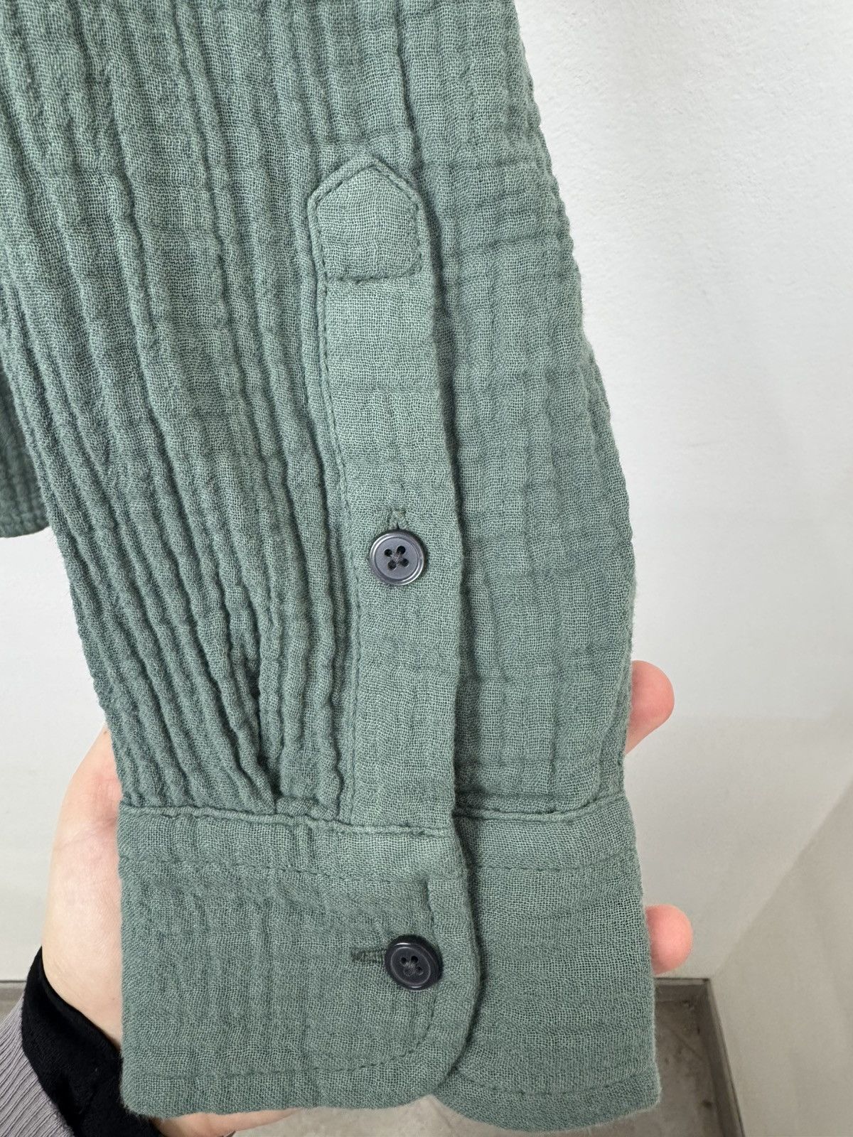 J.Crew J.Crew Men Muslin Long Sleeve Shirt Green Size M Size US M / EU 48-50 / 2 - 3 Thumbnail