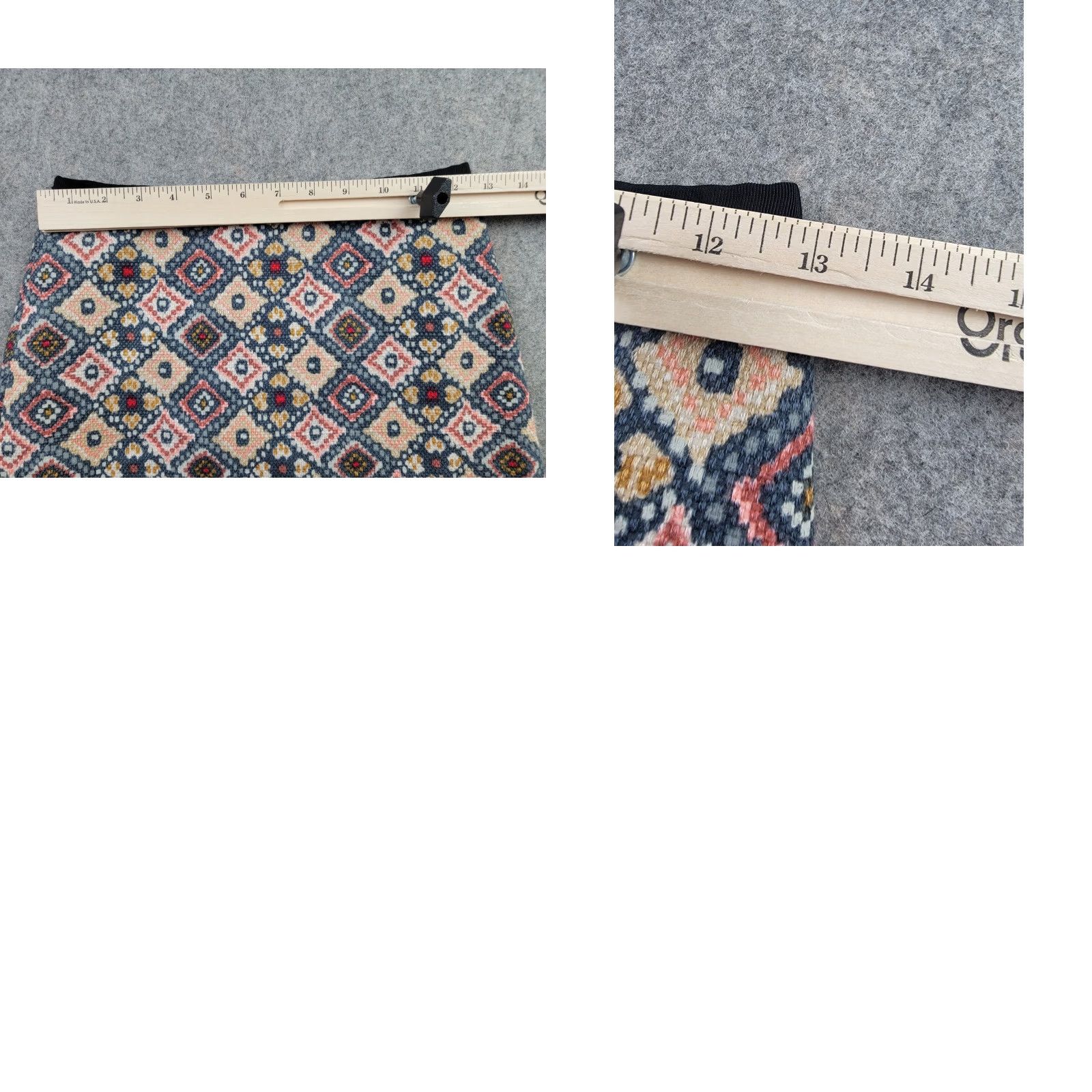 Loft LOFT Skirt Womens 00 Multicolor Geometric Pattern Lined Mini Casual Business Short Spring Summer Womens (00){" "}Geometric Pattern Size 24" / US 00 / IT 34 - 8 Thumbnail