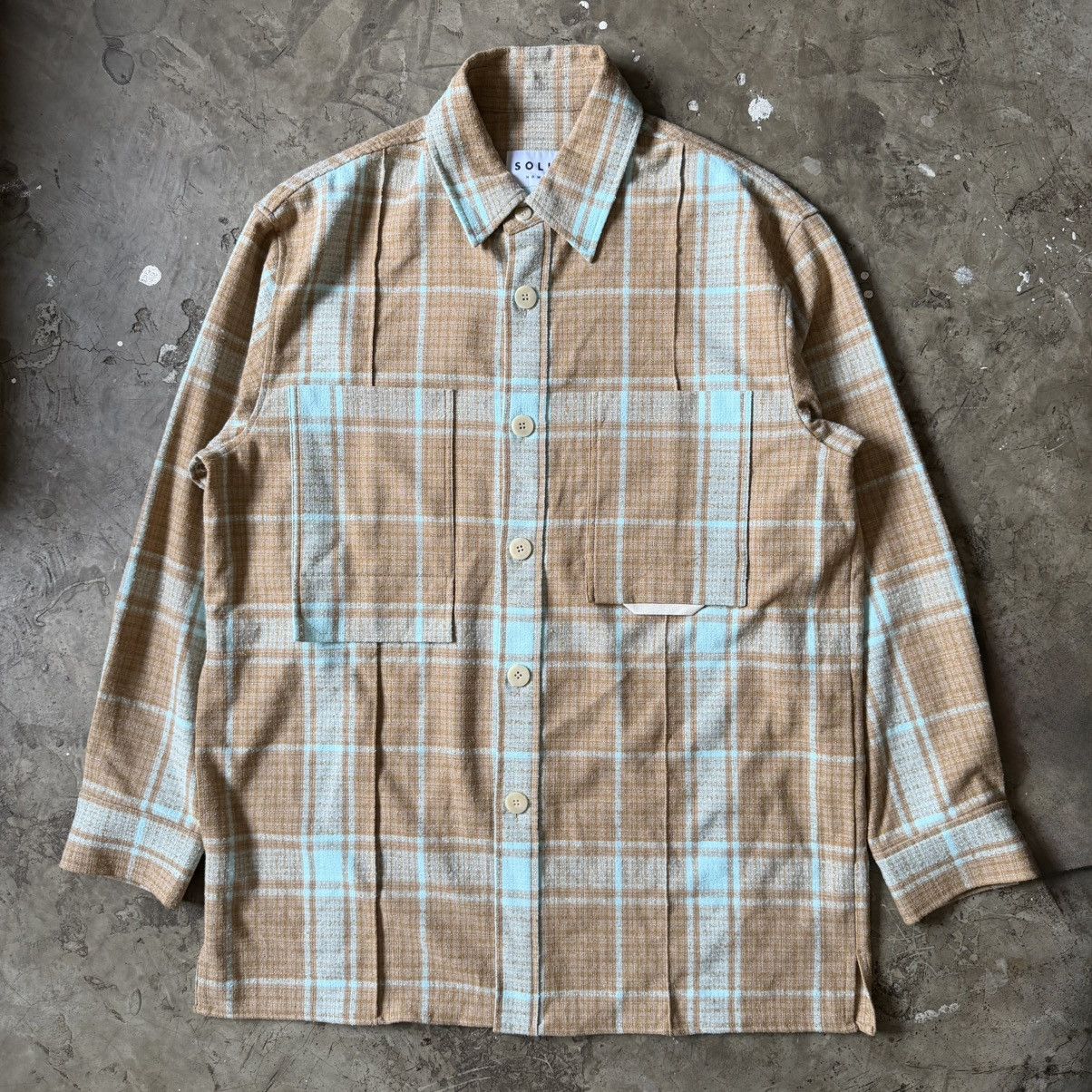 Solid Homme - Oversized Plaid Flannel L/S