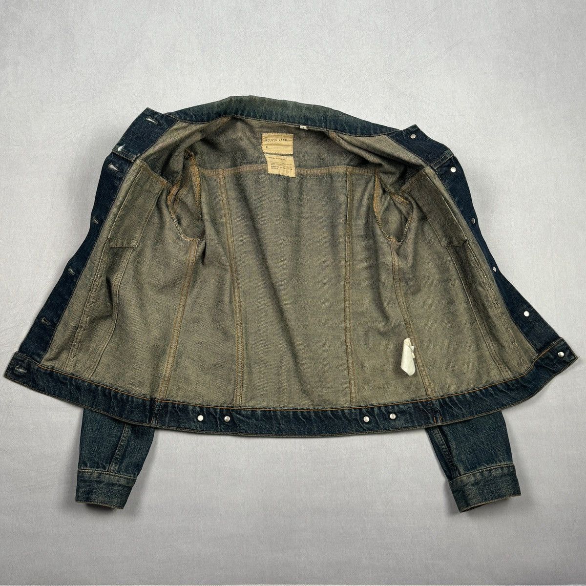 Helmut Lang SS03 Studded Denim Jacket Size US S / EU 44-46 / 1 - 4 Thumbnail