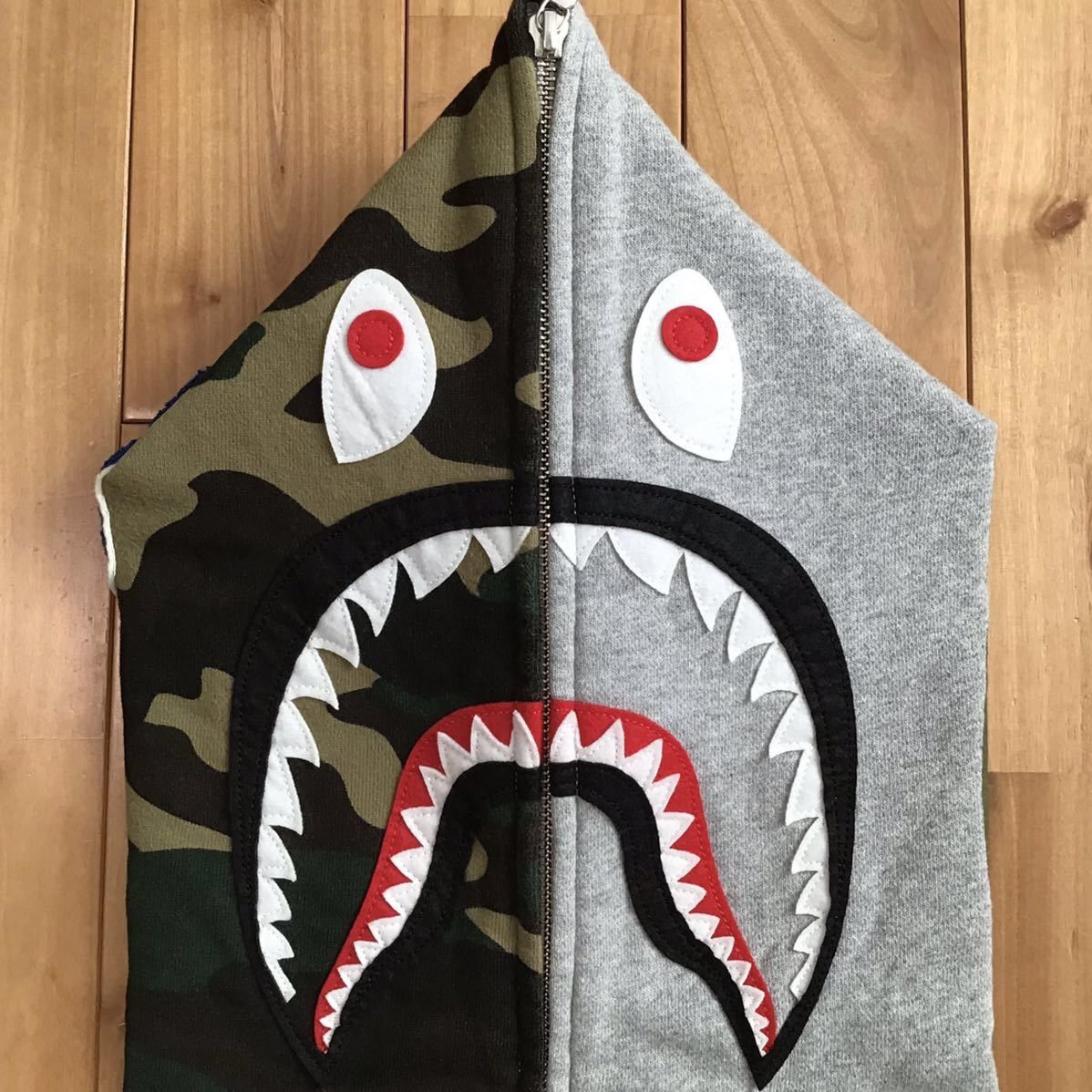 Bape × Nigo BAPE Woodland camo shark full zip hoodie a bathing ape NIGO Size US M / EU 48-50 / 2 - 3 Thumbnail
