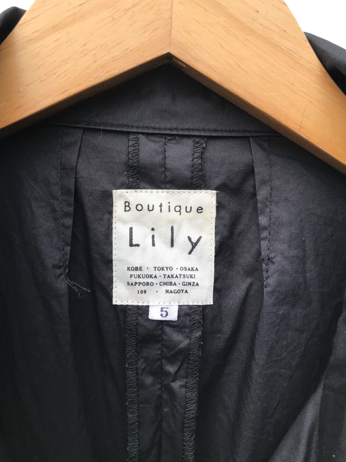 Japanese Brand Boutique Lily Women Cotton Trench Coat Parachute Jacket Size L / US 10 / IT 46 - 2 Thumbnail