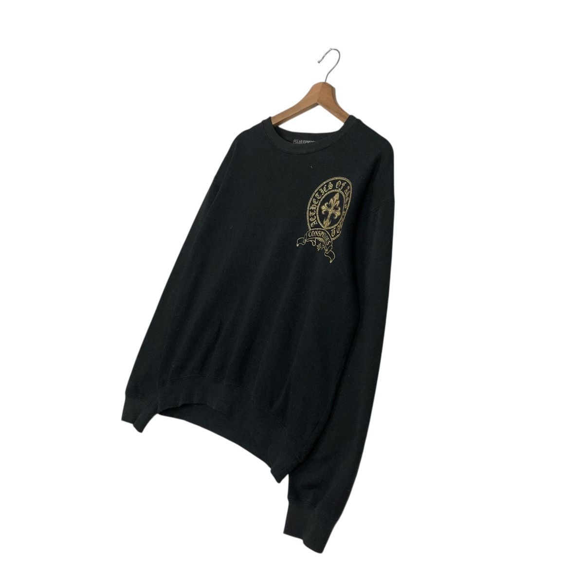 Japanese Brand 🔥VINTAGE SWEATSHIRT CONSPICUOUS CROSS BIG LOGO DESIGN Size US M / EU 48-50 / 2 - 4 Thumbnail