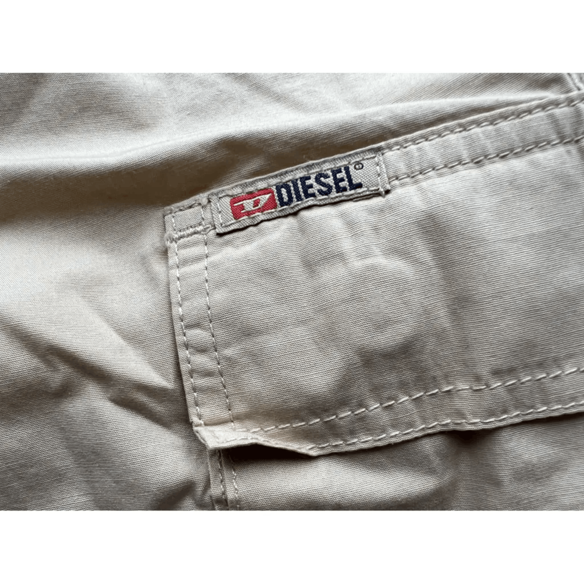 Diesel Diesel Ecru Cargo Shorts – Clean Minimal Utility Fit Size US 36 / EU 52 - 2 Thumbnail