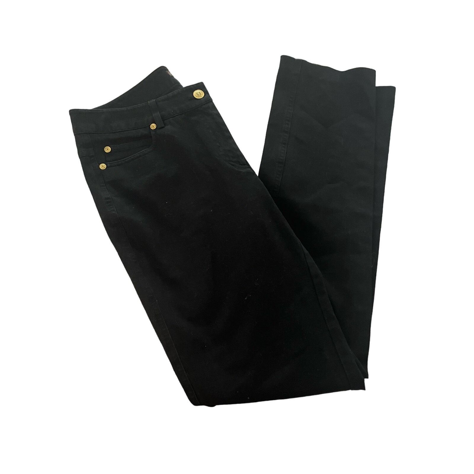 J.McLaughlin J.McLaughlin Black Slim-Fit Jeans - Size 6, EUC Size 28" / US 6 / IT 42 - 2 Thumbnail