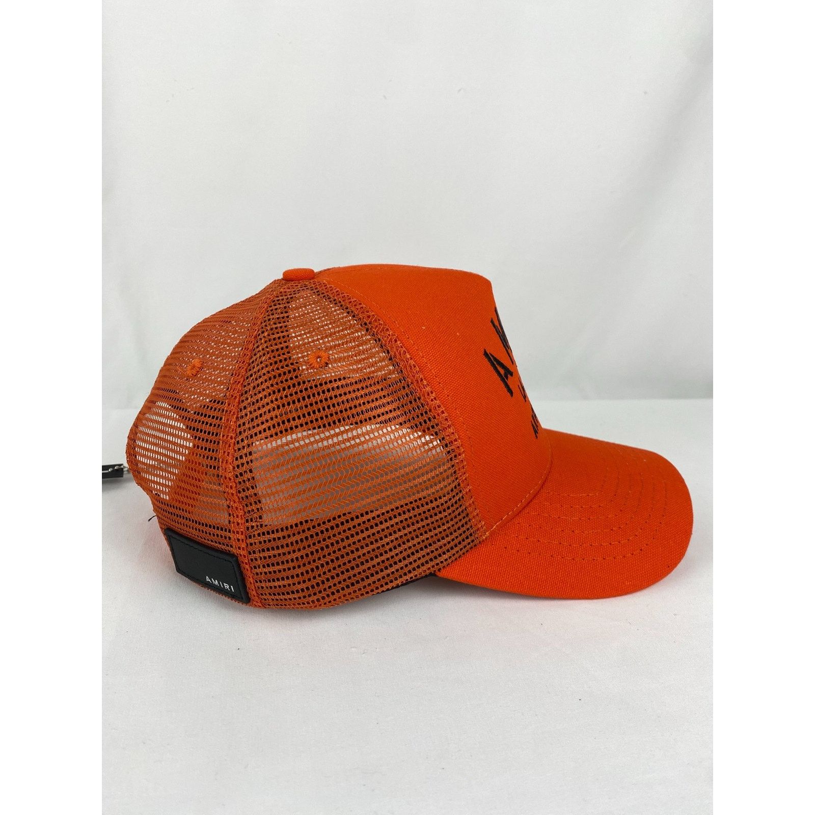 Amiri o1rshd1 Q:12 / Size :OS / Amiri Stencil Trucker Hat / Cap Size ONE SIZE - 7 Thumbnail