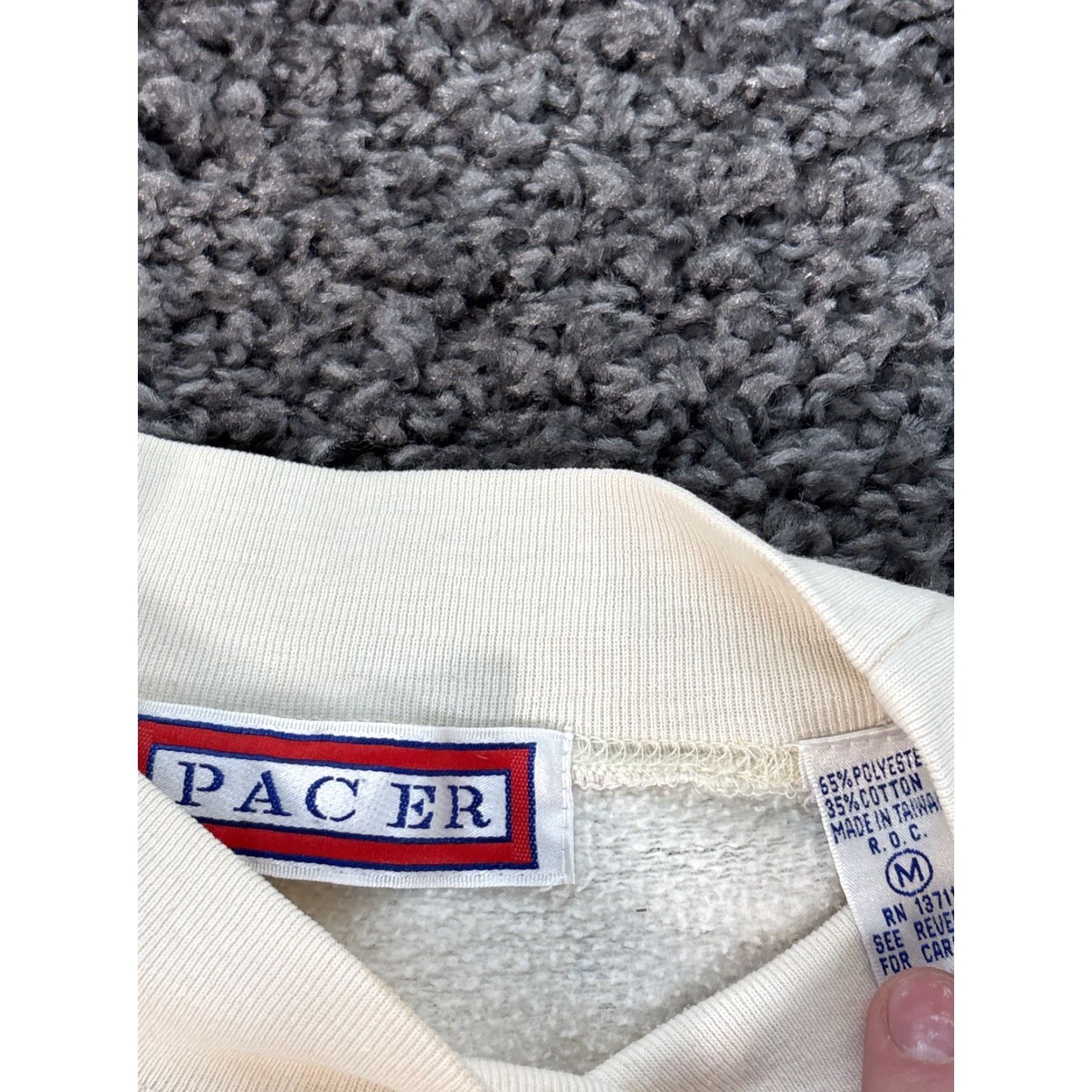Vintage VINTAGE Pacer Sweatshirt Womens Medium Floral Pastel Grandma Cottage 80s Size M / US 6-8 / IT 42-44 - 4 Thumbnail