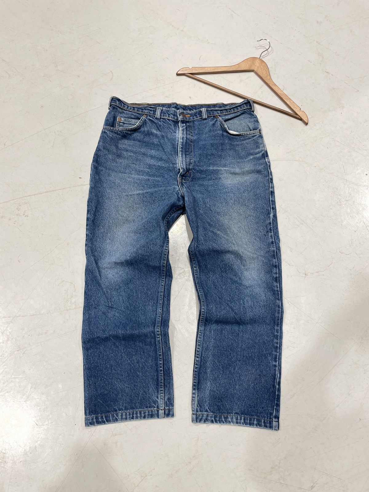 Levi's × Levi's Vintage Clothing 80s Orange Tab Levis Blue Denim Size US 38 / EU 54 - 1 Thumbnail