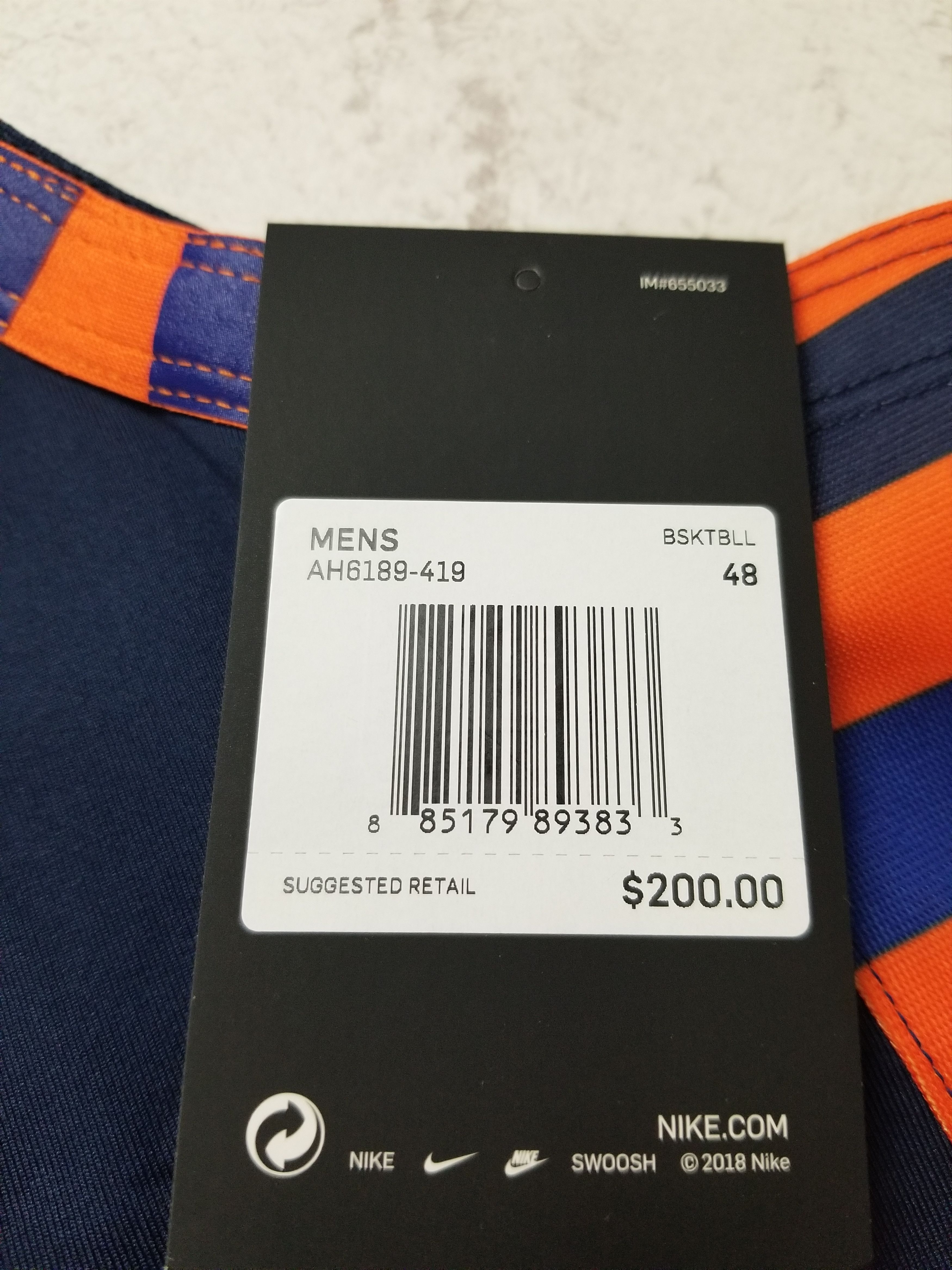 Nike Nike Vaporknit New York Knicks Authentic Blank NBA Jersey Size US L / EU 52-54 / 3 - 12 Thumbnail