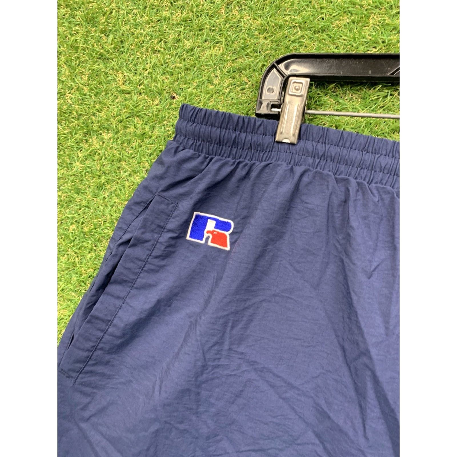 Russell Athletic VINTAGE Russell Athletic Sweatpants Womens 2XL Lined Windbreaker Sports Pants Blue 90s Athleisure Womens Shirts? Size 40" / US 18 - 3 Thumbnail