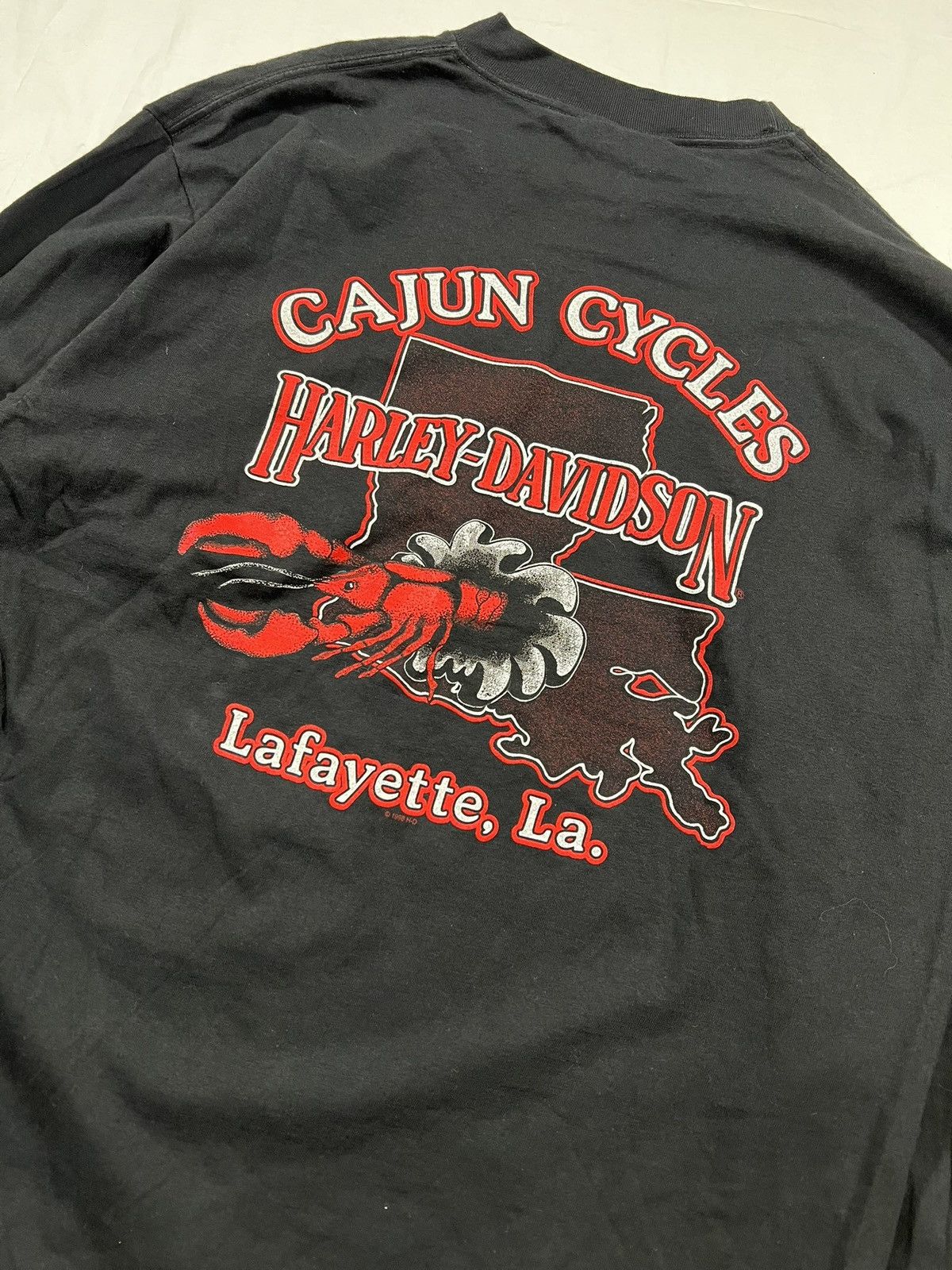 Harley Davidson Vintage Harley Davidson Louisiana Biker Longsleeve Shirt Size US L / EU 52-54 / 3 - 8 Thumbnail