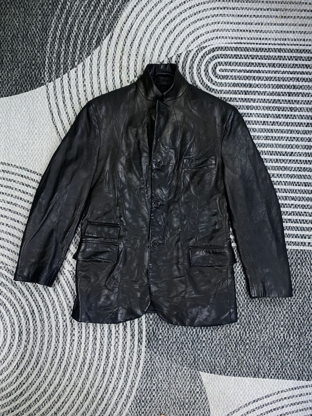 Alfred Dunhill 🔥RARE Vintage Dunhill Made In France Lambskin Jacket Size US M / EU 48-50 / 2 - 5 Thumbnail