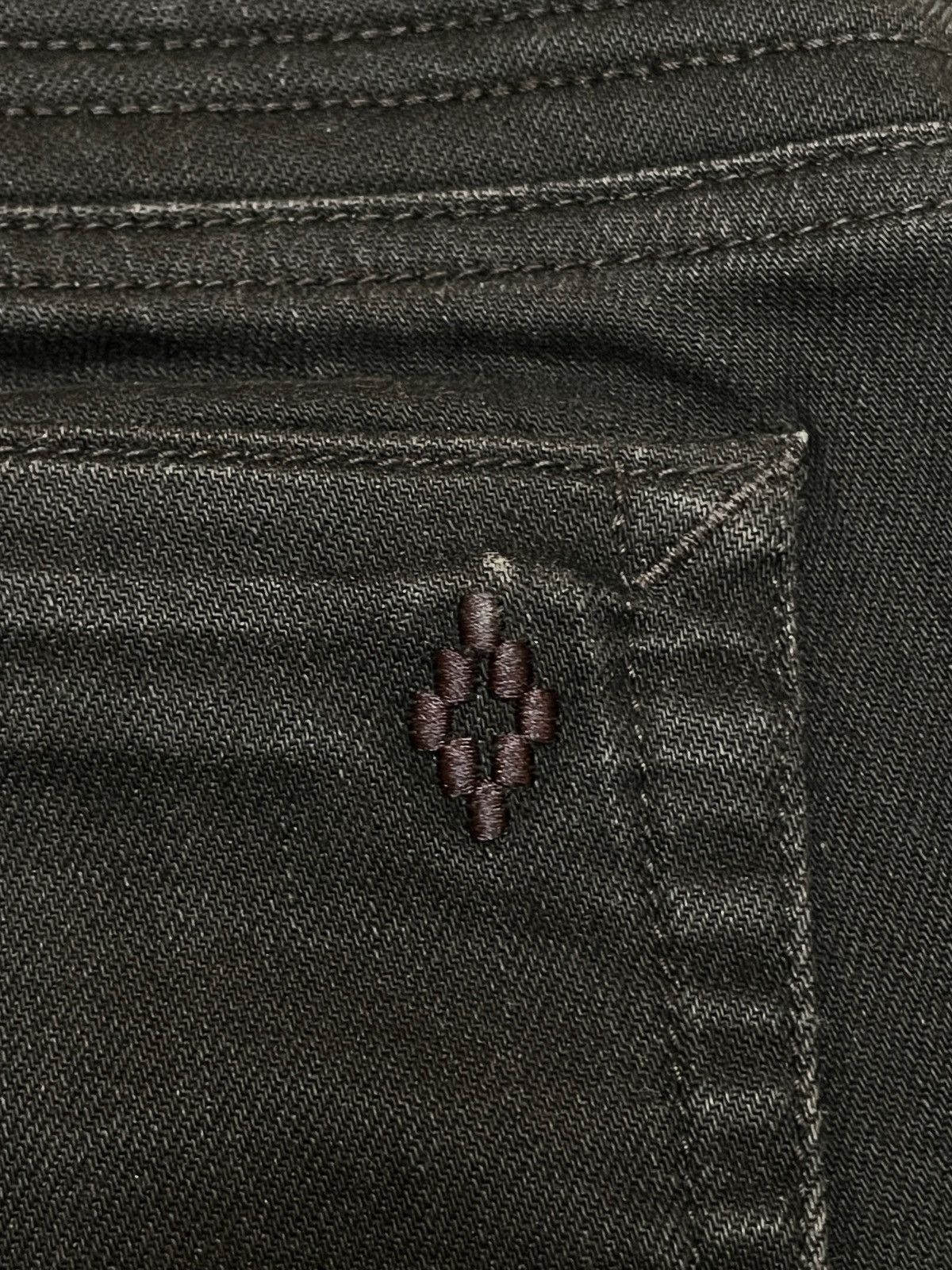 Marcelo Burlon Marcelo Burlon Distressed Black Denim Jeans 30 Italy Size US 30 / EU 46 - 12 Thumbnail