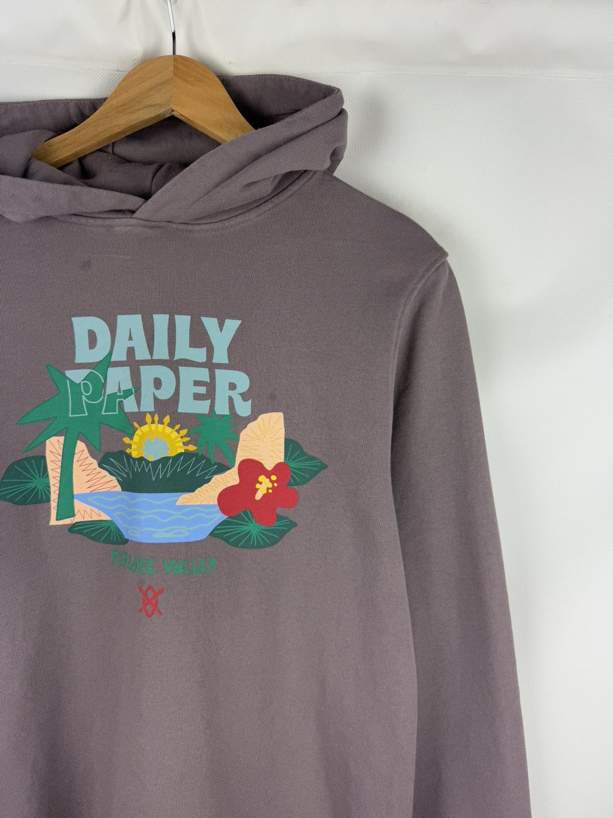 Daily Paper Daily Paper Paradise Valley Graphic Print Hoodie Pullover Size US S / EU 44-46 / 1 - 5 Thumbnail