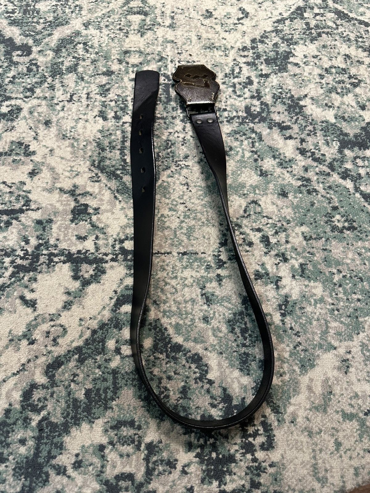 Hysteric Glamour 1990 - Hysteric Glamour 37 Buckle Solid Leather Belt Size ONE SIZE - 12 Thumbnail