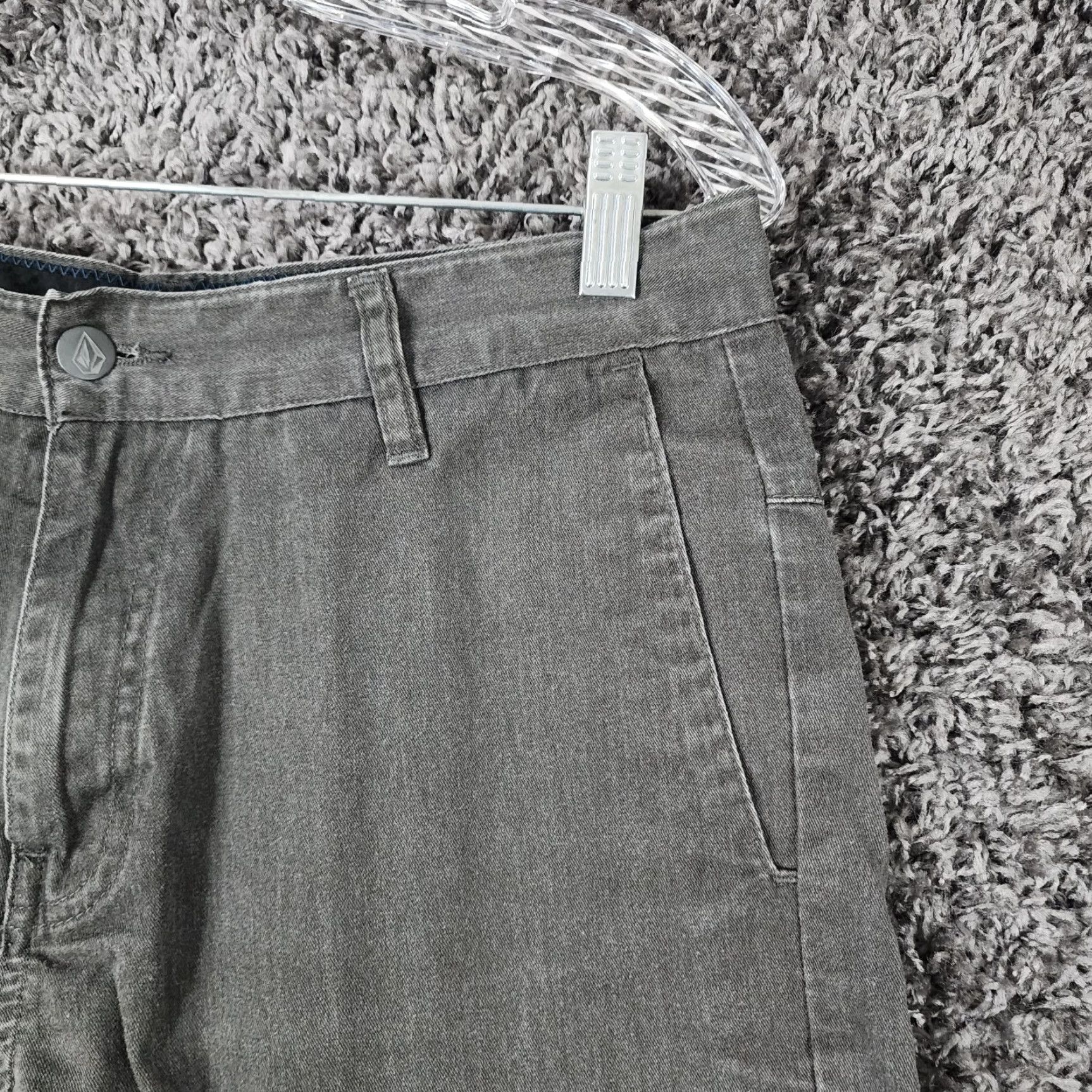 Volcom VOLCOM Gray Chino Shorts Adult Regular Size 30 Mens Size US 30 / EU 46 - 2 Thumbnail