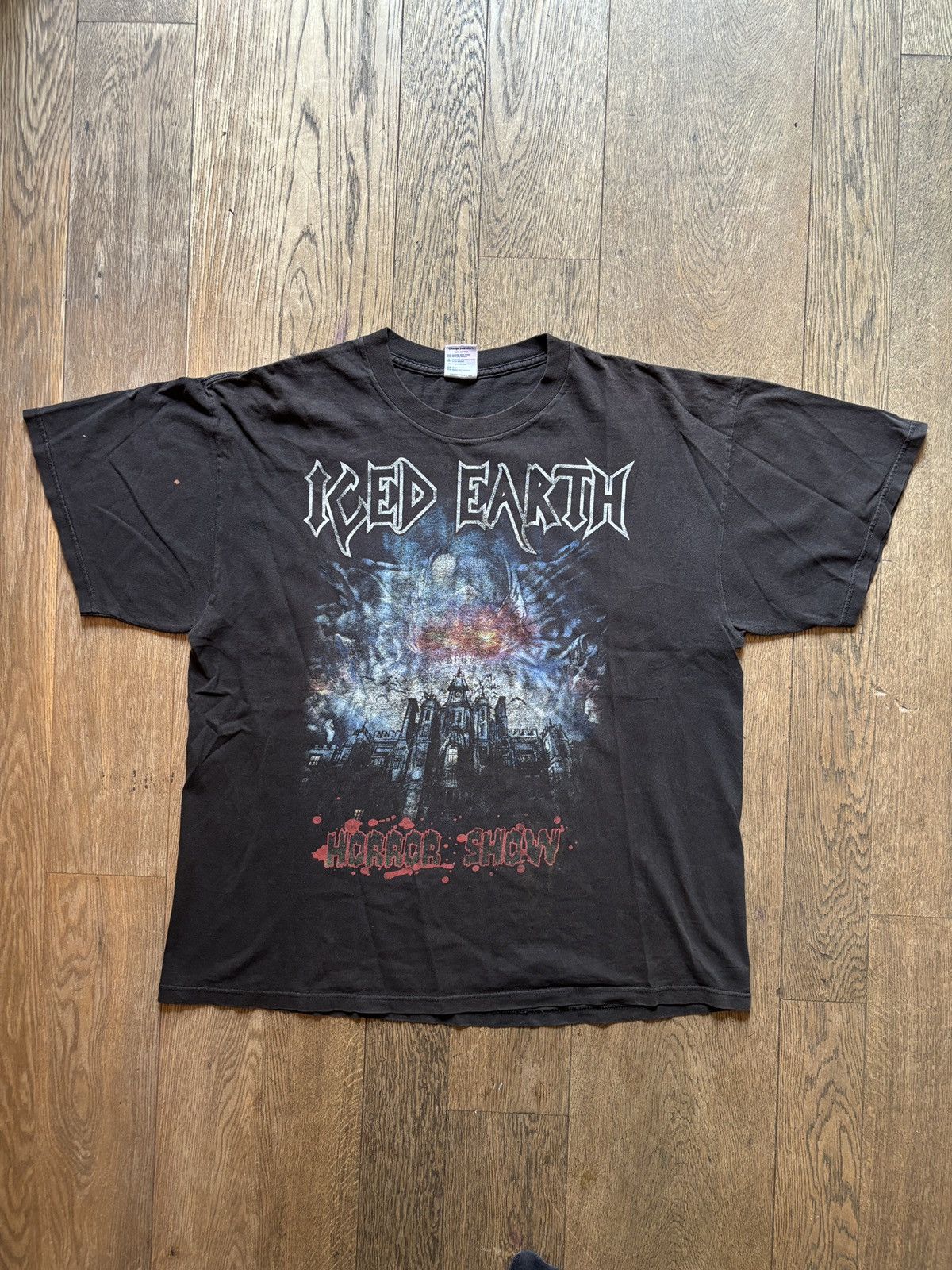 Band Tees Rare Faded Iced Earth Tee Size US XL / EU 56 / 4 - 1 Thumbnail