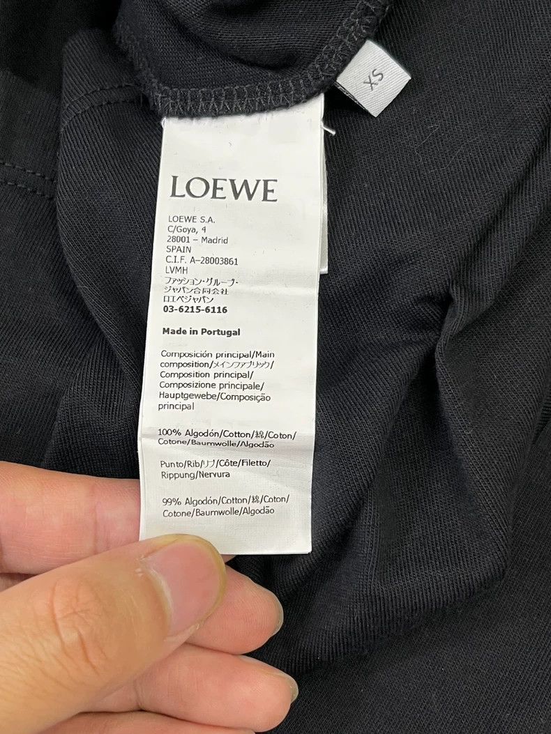 Loewe LOEWE Colorful letter embroidery black short sleeves Size XS / US 0-2 / IT 36-38 - 5 Thumbnail