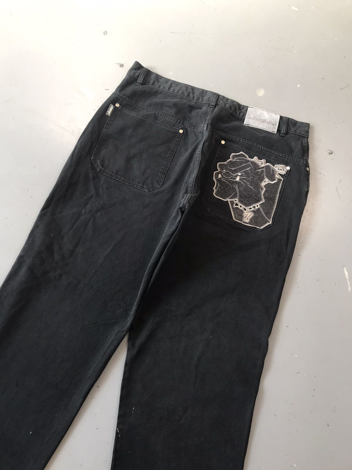 Vintage Vintage SOHK patch work straight fit denim Size US 40 / EU 56 - 10 Thumbnail