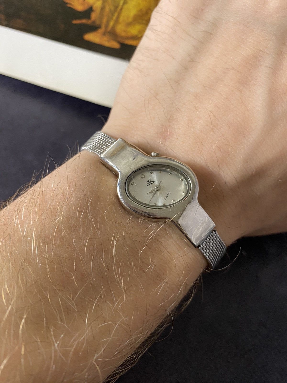 Jewelry Rare Retro Vintage Watch - Silver Milanese Mesh Bracelet Size ONE SIZE - 4 Thumbnail
