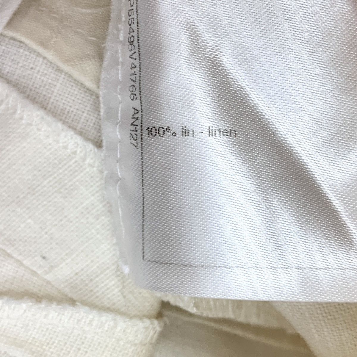 Chanel Chanel Beige Linen Casual Shorts Size 27" / US 4 / IT 40 - 7 Thumbnail