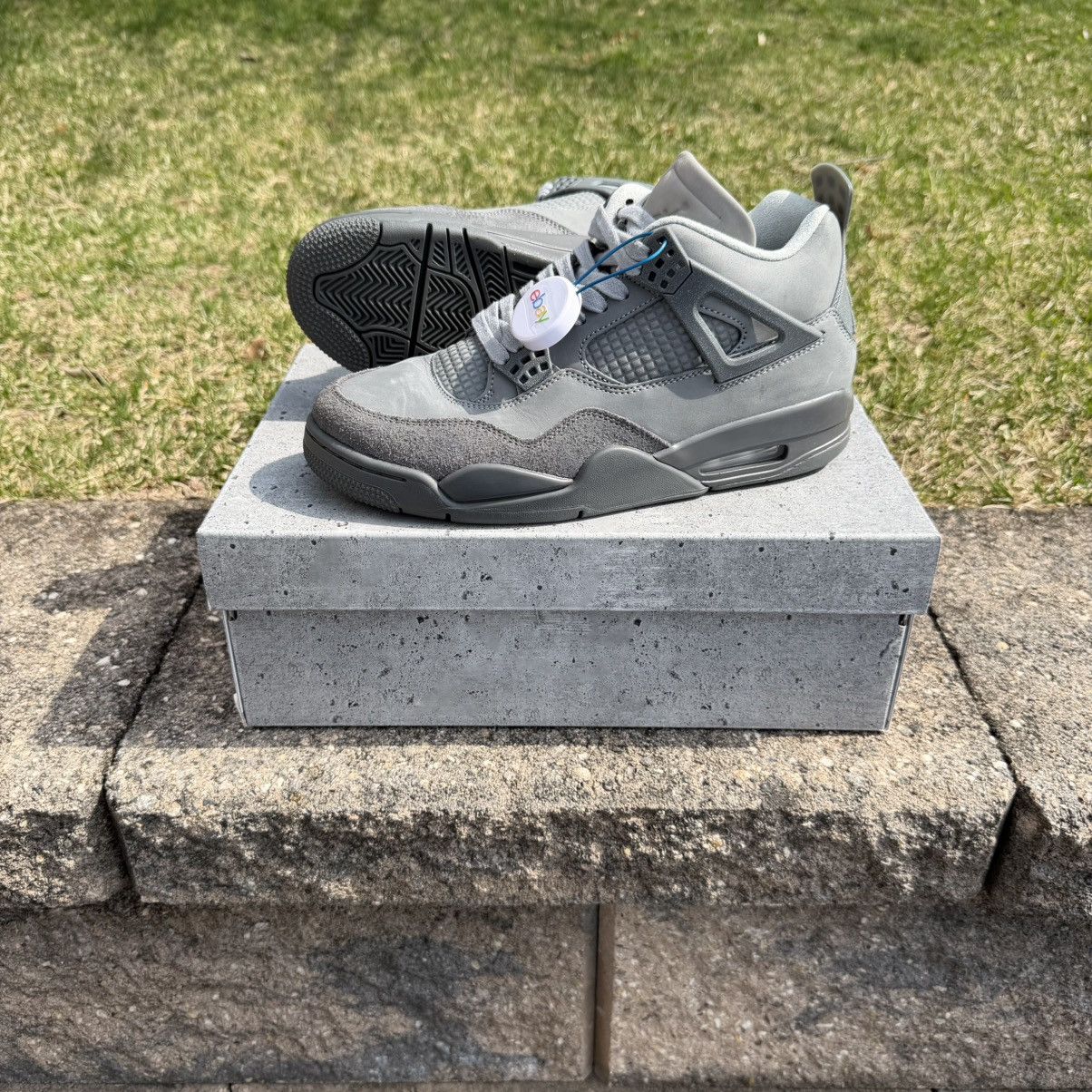 Jordan Brand Nike Air Jordan 4 Paris Olympics ‘Wet Cement’ Size 8 Mens Size US 8 / EU 41 - 1 Thumbnail