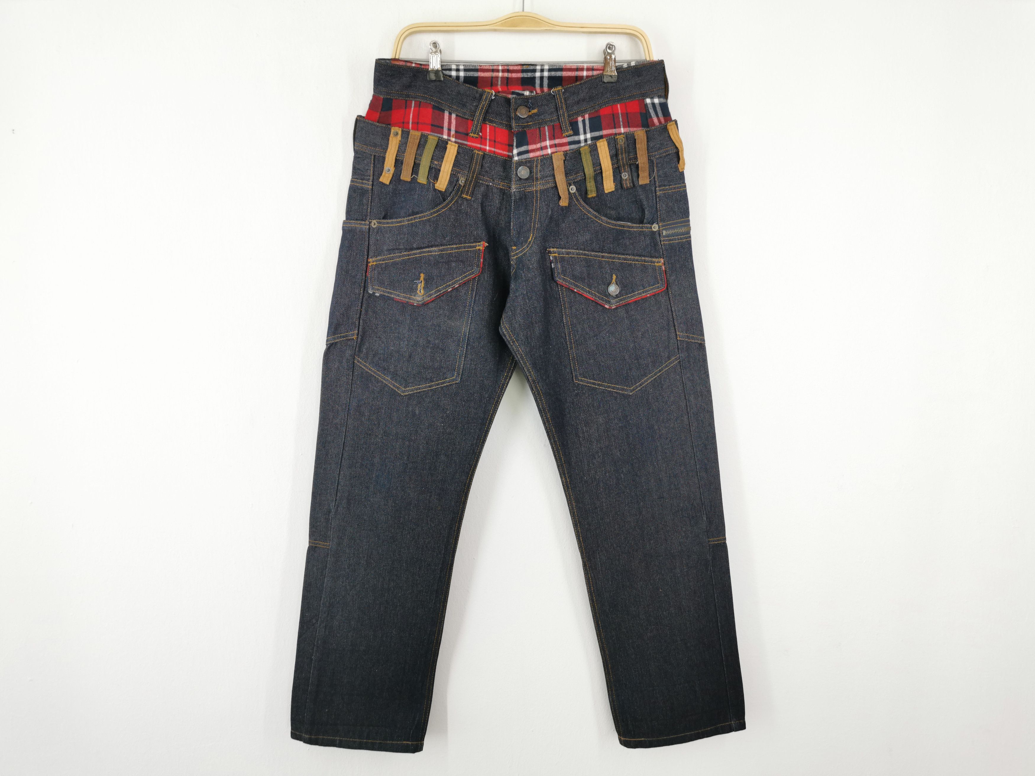 Vintage Brth Breath Double Waist Denim Jeans Size US 31 - 1 Thumbnail