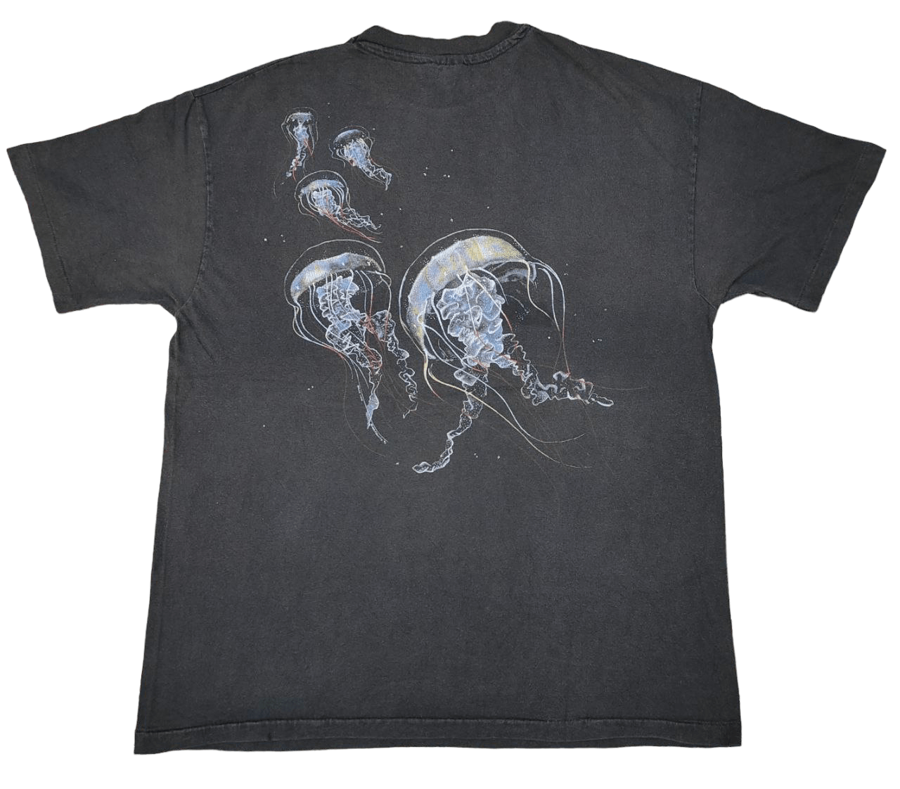Vintage ©️1992 Vtg Sea Nettles Jelly fish Habitat T Size US L / EU 52-54 / 3 - 2 Thumbnail