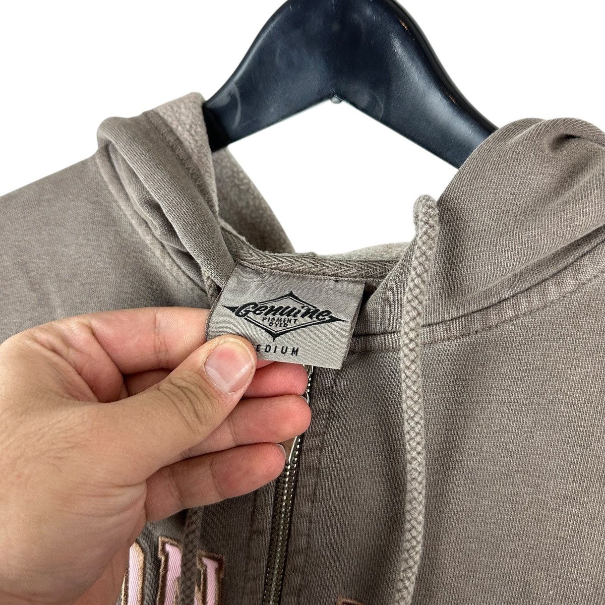Vintage Vintage Y2K Hilton Head Brown Pink Full Zip Hoodie Size M / US 6-8 / IT 42-44 - 7 Thumbnail